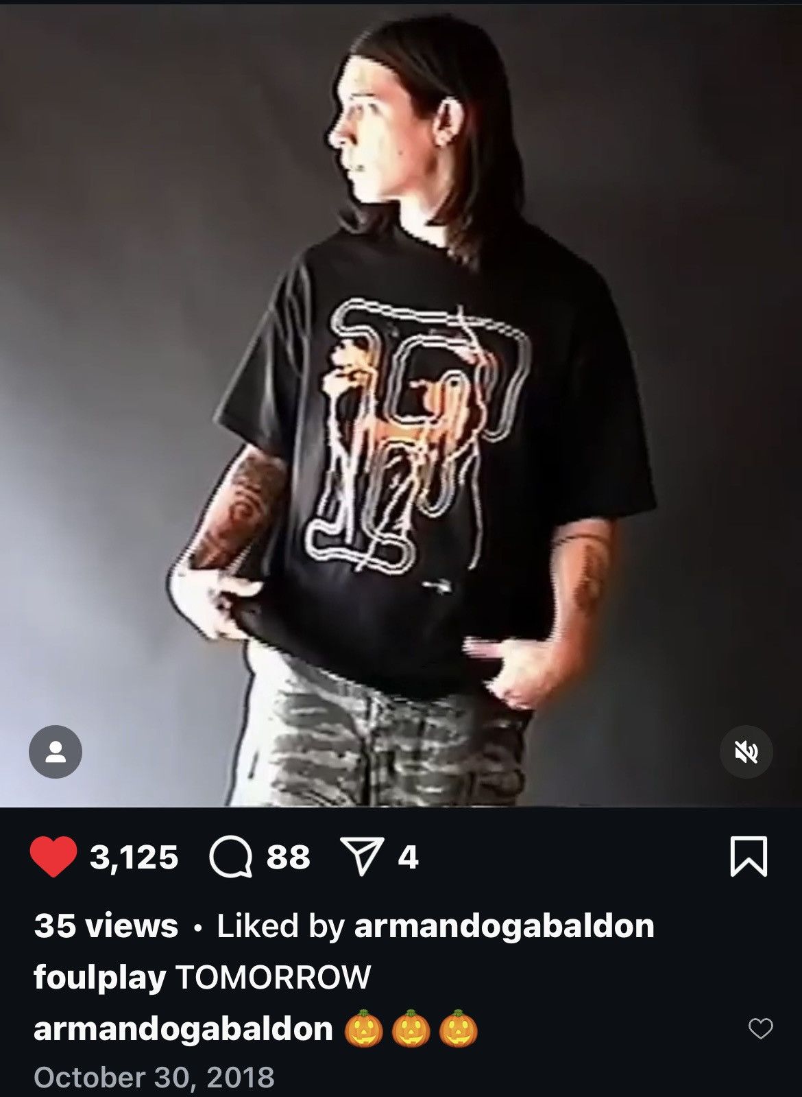 Foulplay Company Foulplay F Files Tee Size US L / EU 52-54 / 3 - 5 Thumbnail