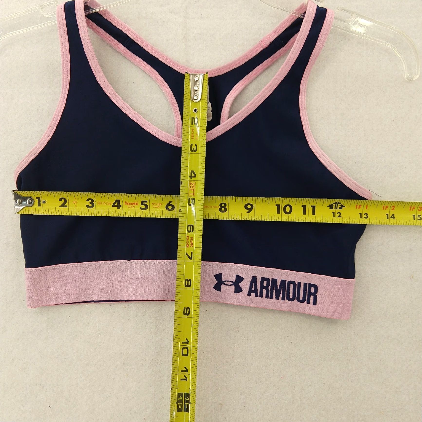 Under Armour VINTAGE Under Armour Sports Bra Top Womens Medium Black Training Workout Gym Size M / US 6-8 / IT 42-44 - 2 Thumbnail