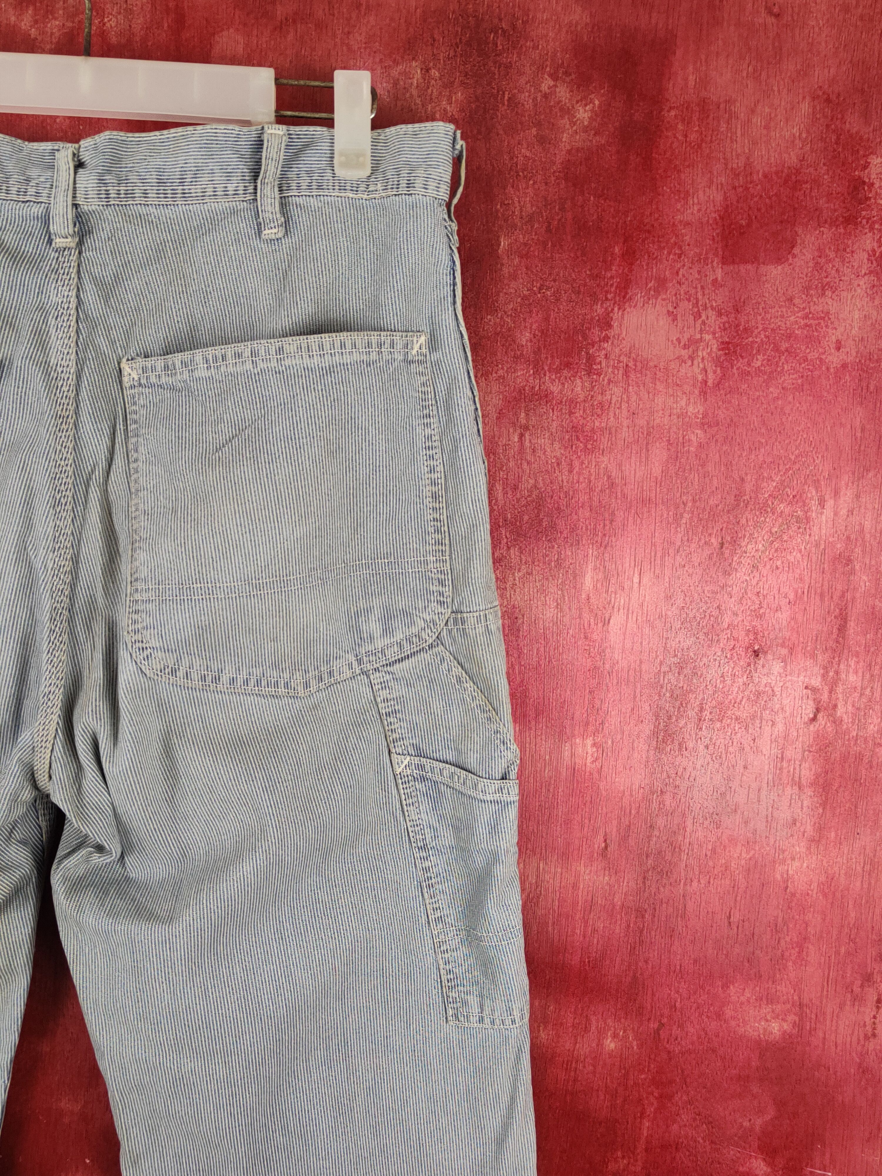 Vintage Lee Blue Faded stripe vintage painter Cargo Pants #S1711 Size US 32 / EU 48 - 10 Thumbnail