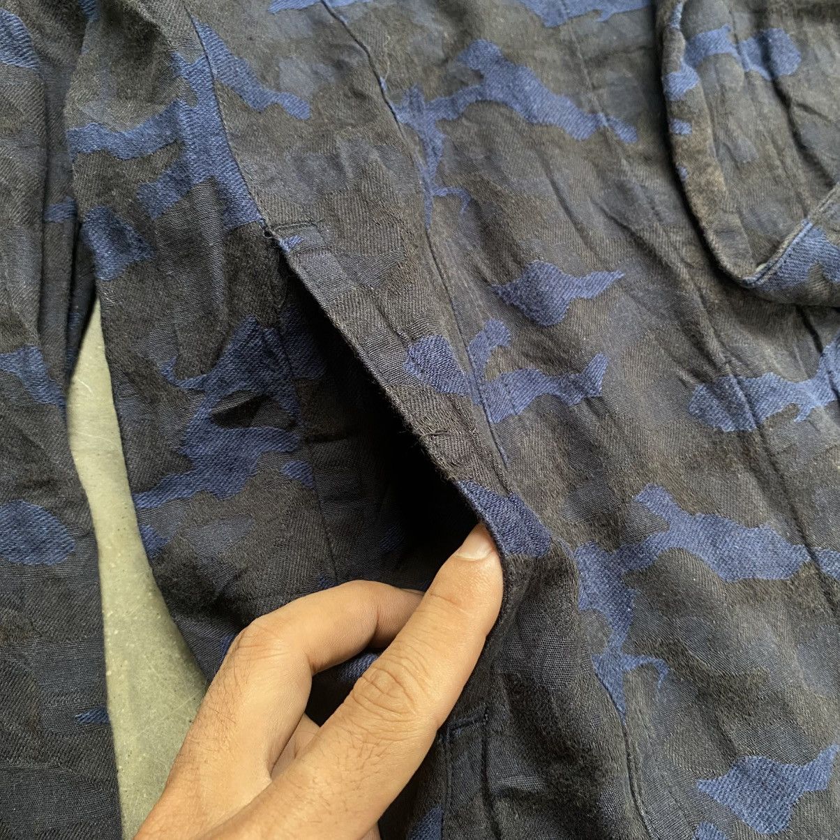 Japanese Brand 2000s Schlussel Vkei Style Open Collar Camo Button Up Shirt Size US M / EU 48-50 / 2 - 8 Thumbnail