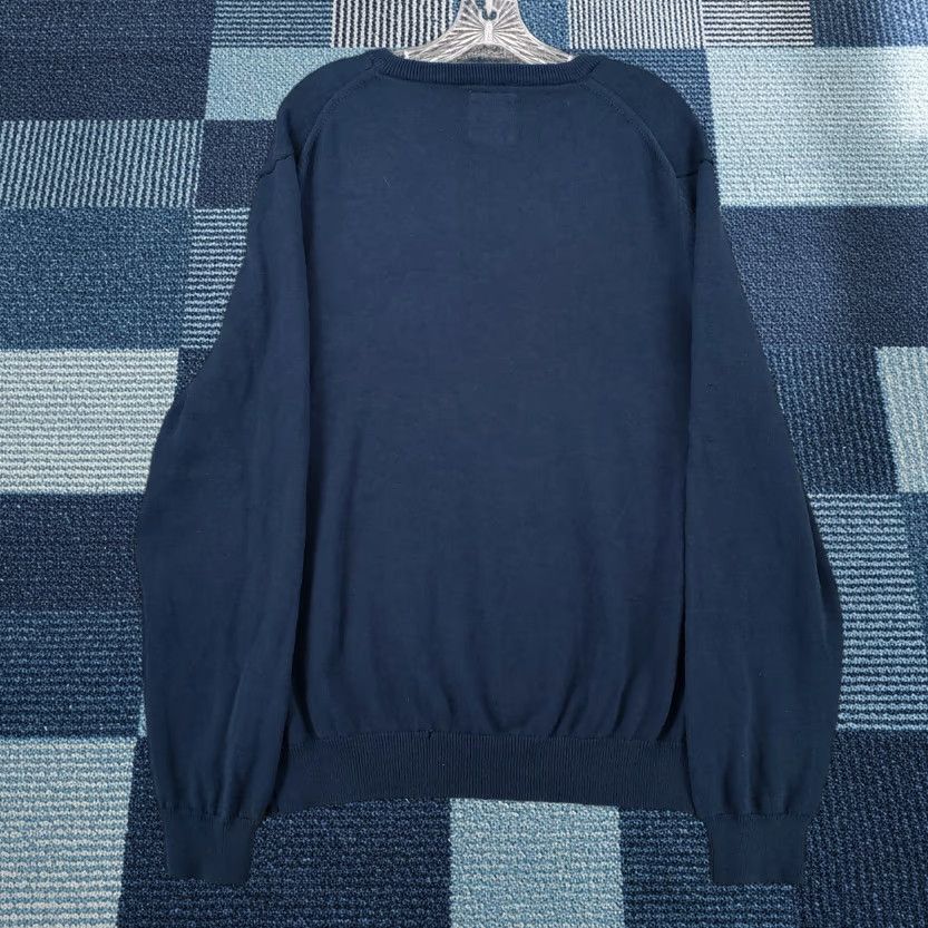Express Express Mens XL Pullover Shirt Sweater Navy Blue V Neck Long Sleeve Golf Pullover Size US XL / EU 56 / 4 - 1 Thumbnail