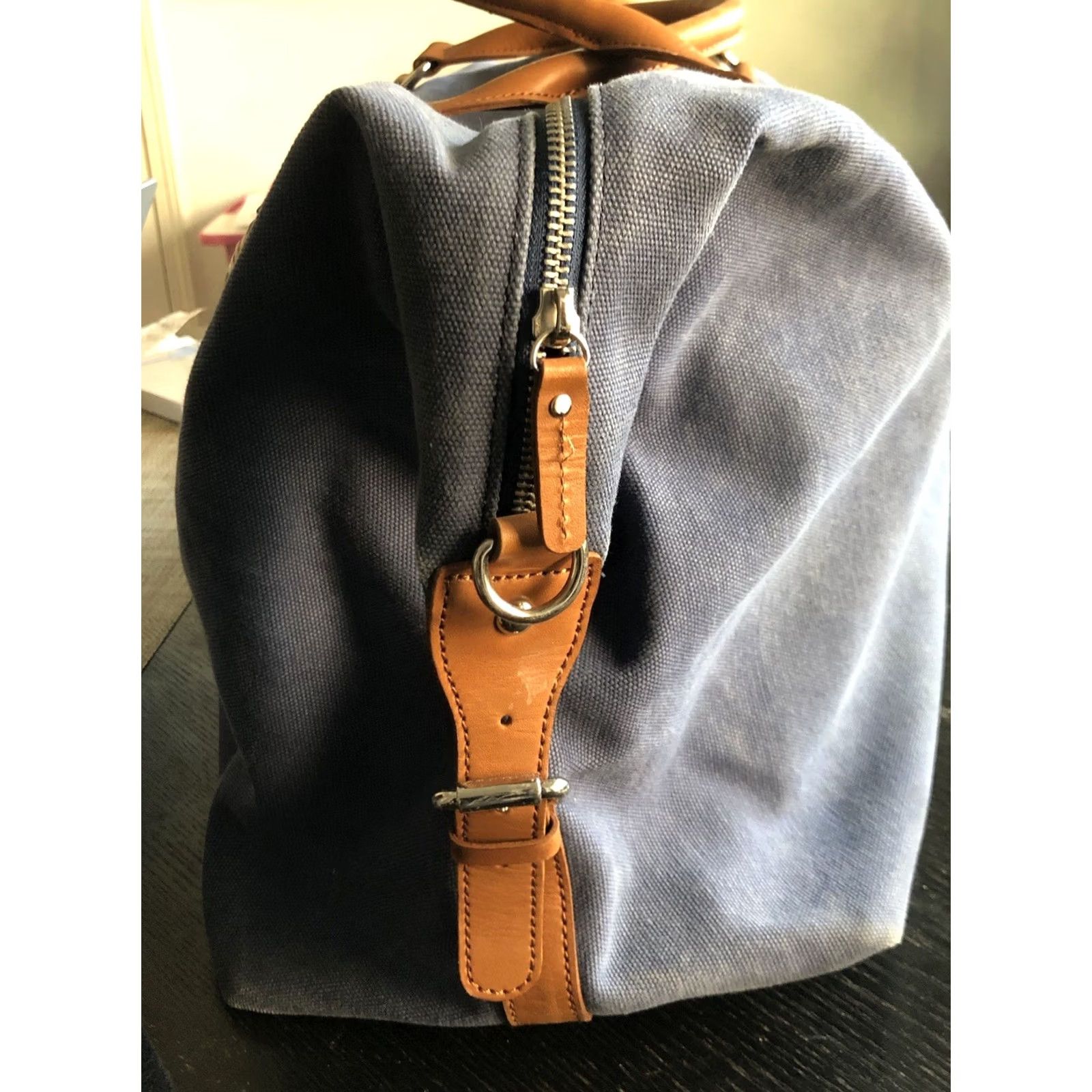 johnnie-O VINTAGE Johnnie O Wake Blue Dyed Canvas Duffle bag 198 Green? Size ONE SIZE - 6 Thumbnail
