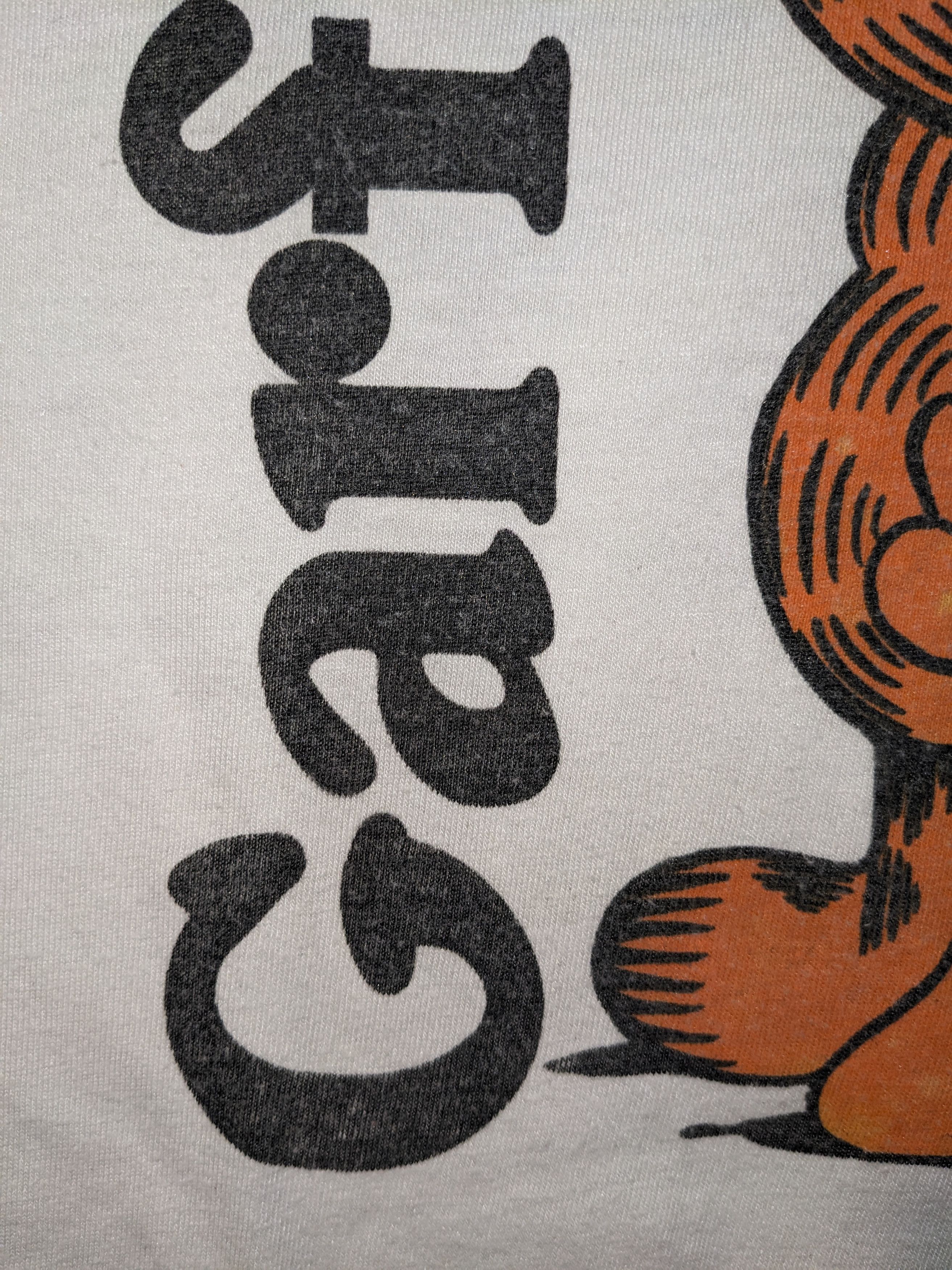 Jerzees × Vintage Vintage 90s Garfield Comic Cartoon White Large T-Shirt Size US L / EU 52-54 / 3 - 7 Thumbnail
