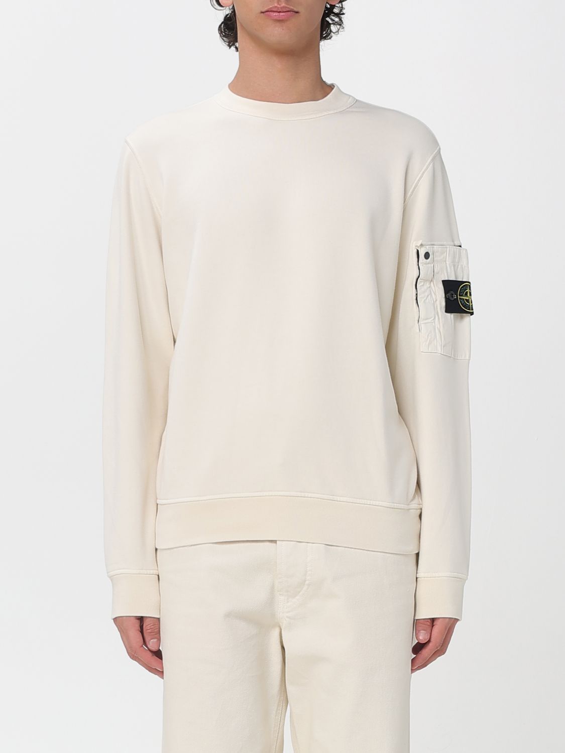 Stone Island Stone Island Sweatshirt Men Ivory Size US XXL / EU 58 / 5 - 1 Thumbnail