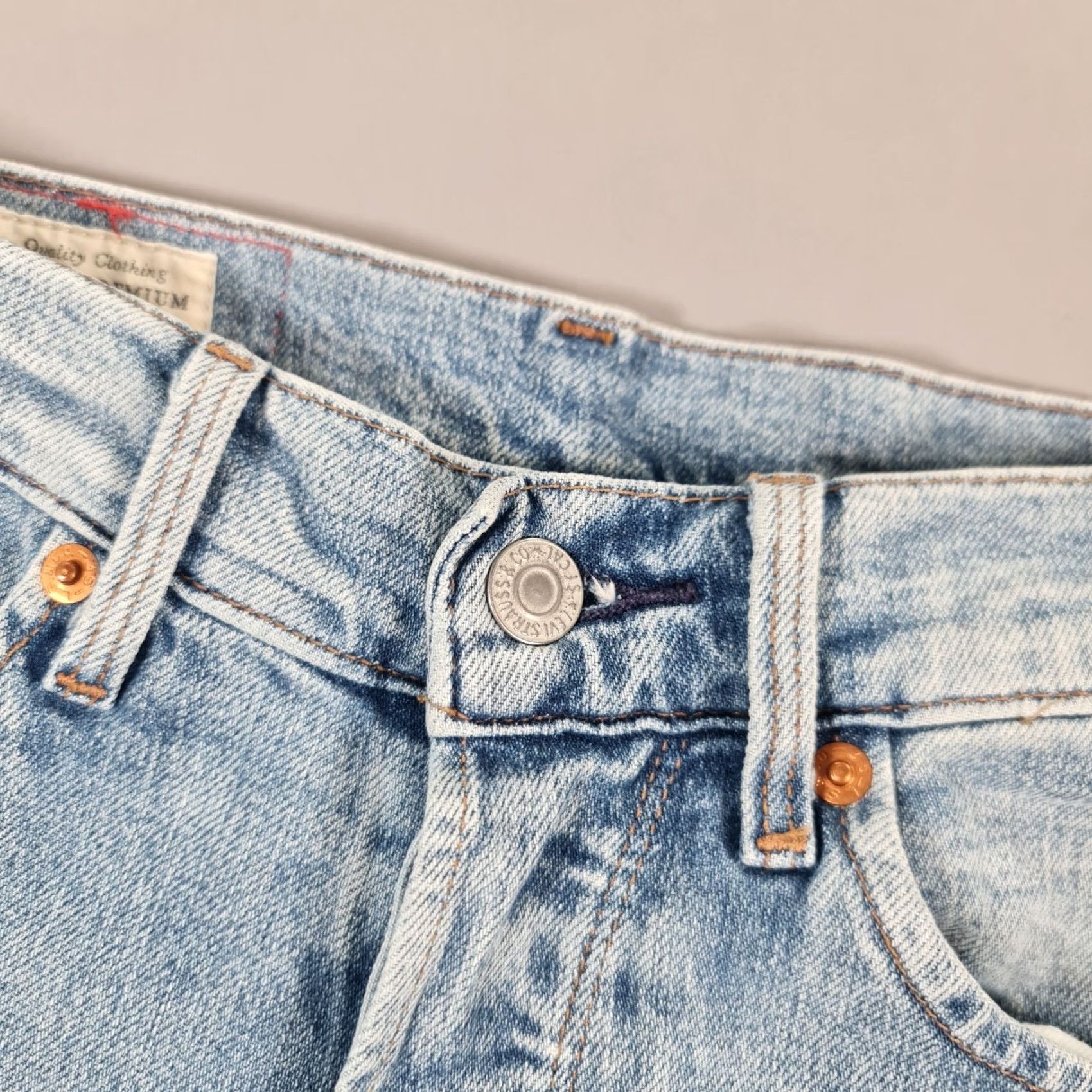 Levi's Levi's Engineered Jeans Mens Blue W26 L30 Twisted Leg Premium Den​im Size US 26 / EU 42 - 6 Thumbnail
