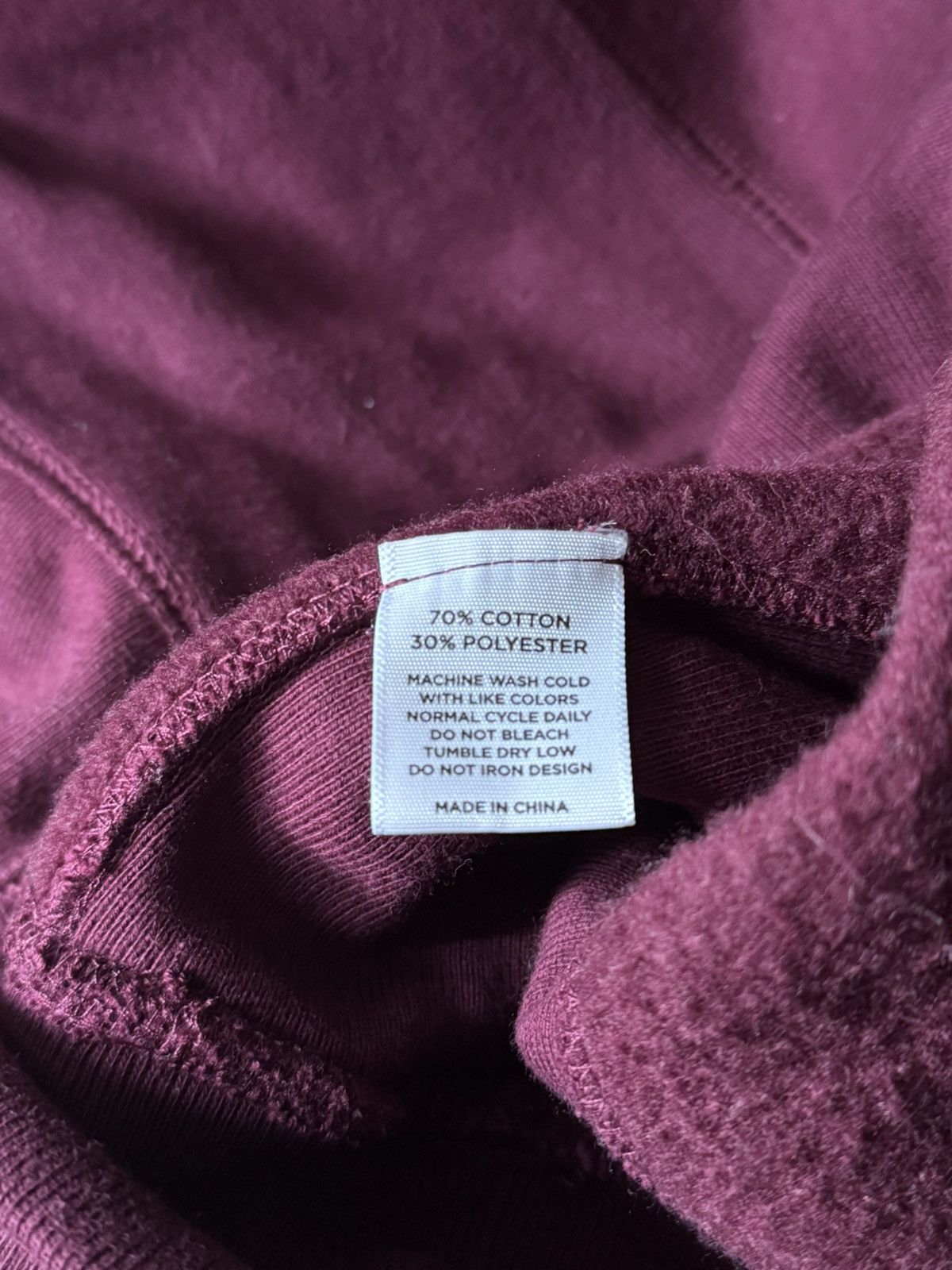 Other Cowgirl Brand Burgundy Hoodie Large Size L / US 10 / IT 46 - 5 Thumbnail