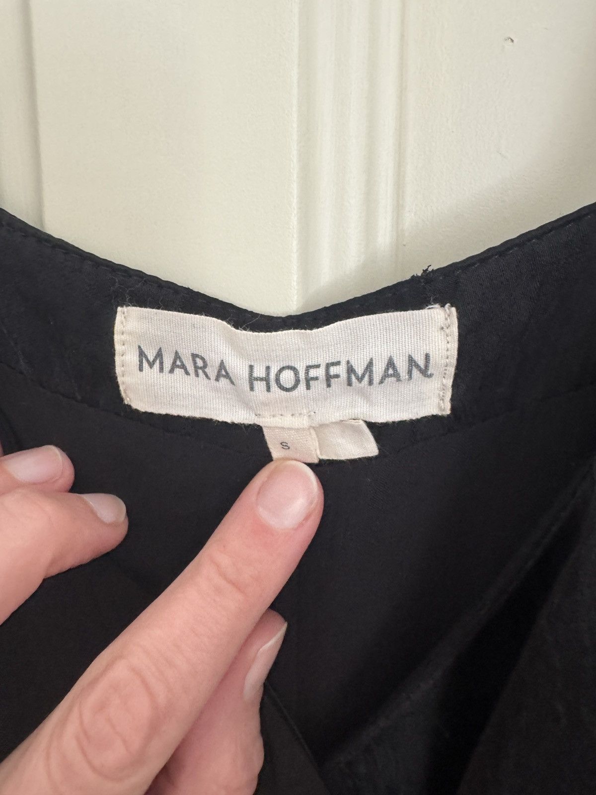 Mara Hoffman Mara Hoffmann Structured asymmetrical black jumpsuit Size 27" / US 4 / IT 40 - 3 Thumbnail