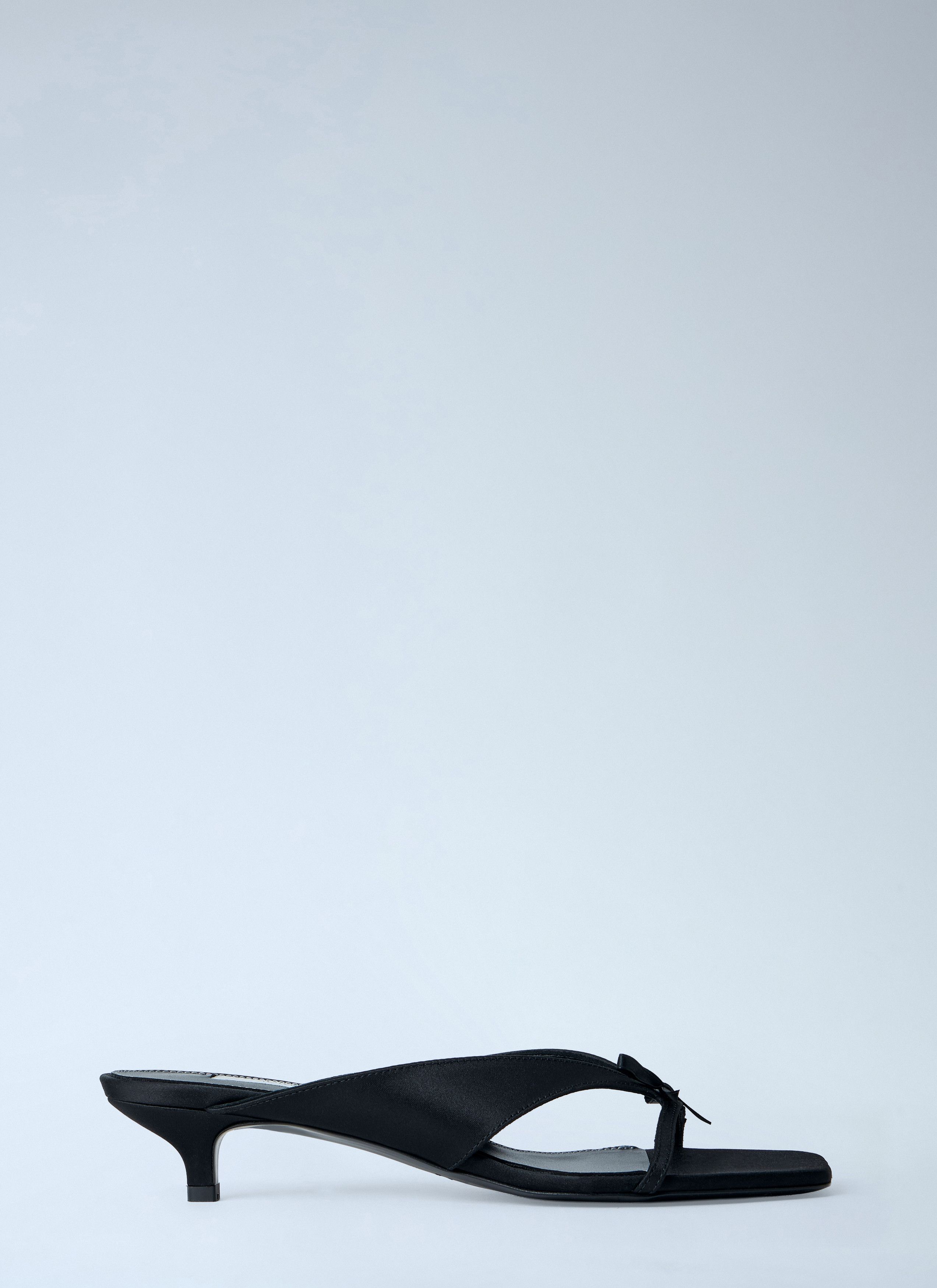 Bow Satin Sandals