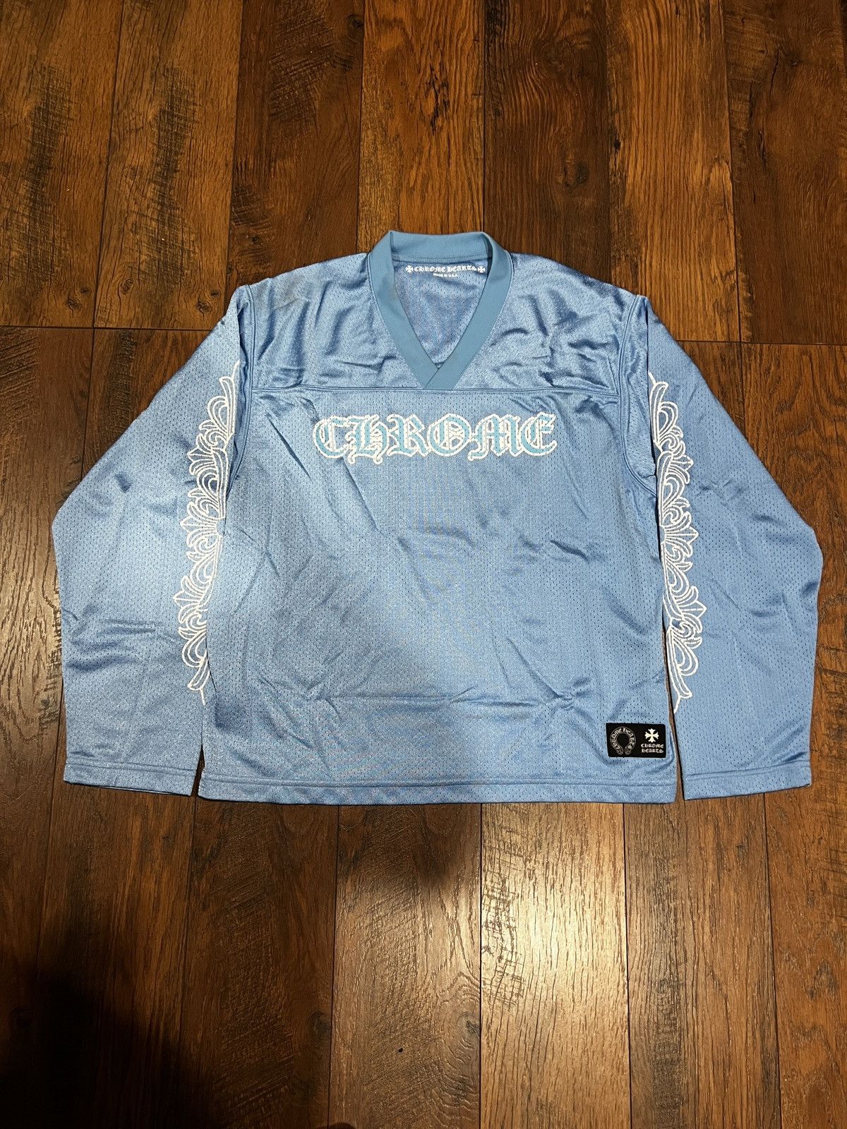 Chrome Hearts Chrome Hearts Stadium Mesh L/S Blue Jersey