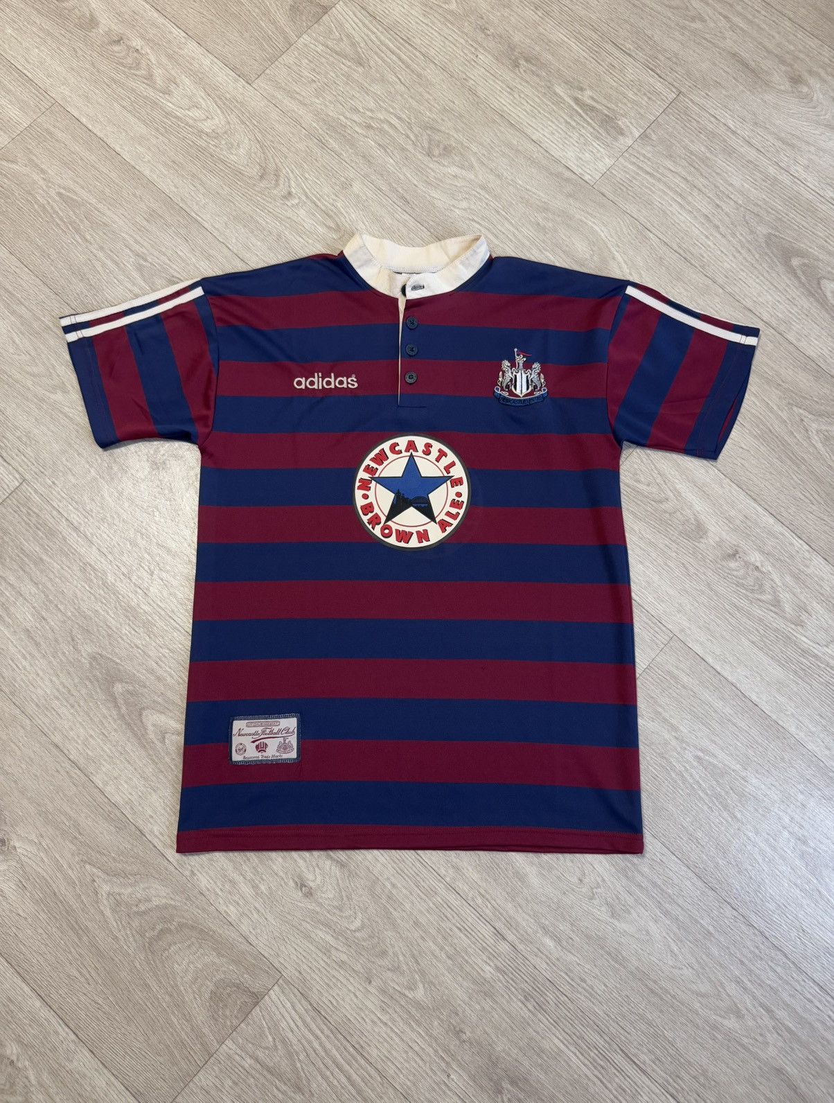 Adidas 🔷Retro Adidas Newcastle United 1995/96 Soccer jersey🔷 Size US M / EU 48-50 / 2 - 1 Thumbnail