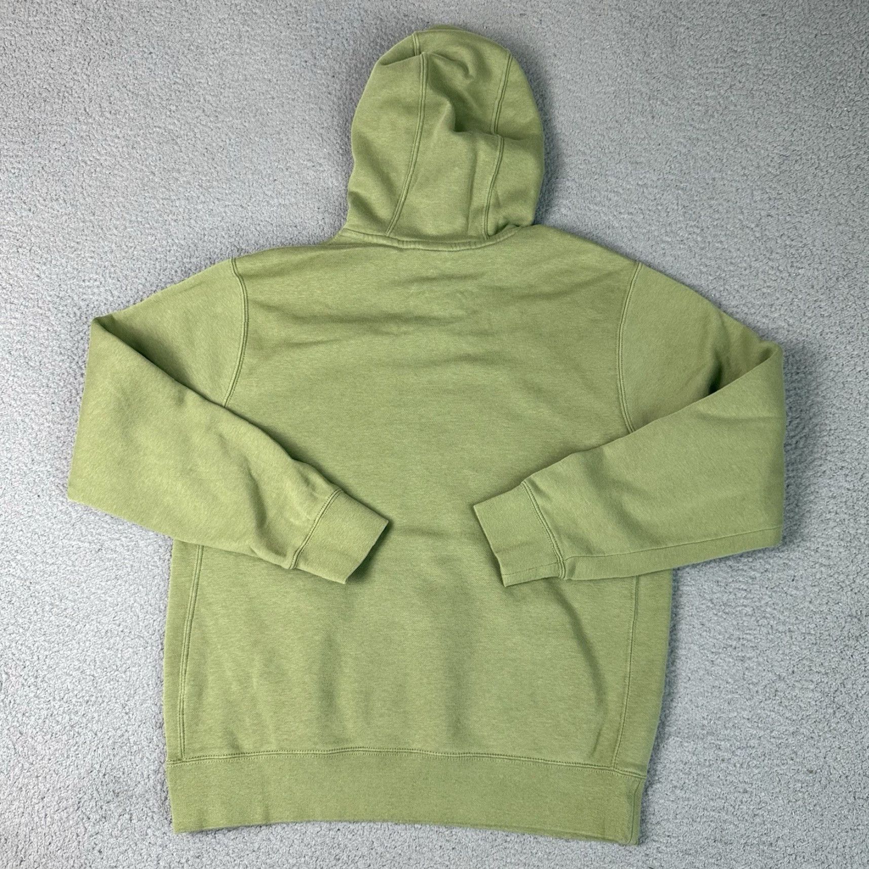 Nike Nike Hoodie Mens M Green Sweatshirt Club Fleece Sportswear Distressed Rare Embroidered Logo Full Zip Hooded Pockets 90s Grunge Vintage? Size US M / EU 48-50 / 2 - 5 Thumbnail