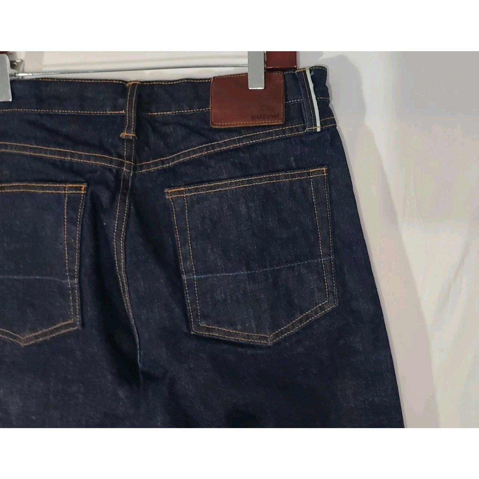 Gustin Gustin Men's Natural Indigo Straight Selvedge Jeans 32x34 Size US 32 / EU 48 - 10 Thumbnail