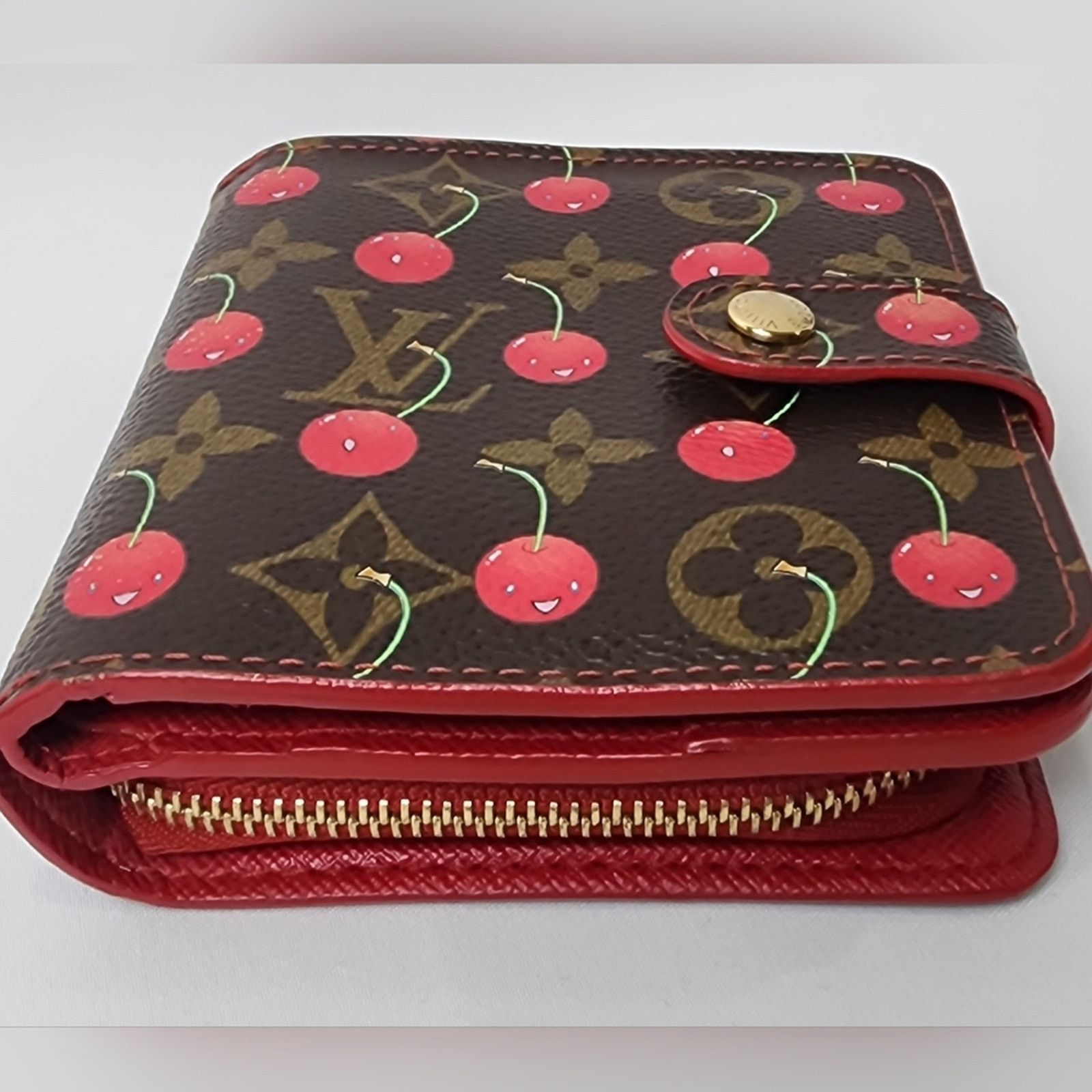 Louis Vuitton Louis Vuitton Limited Edition Murakami Cerises Zippy Wallet Size ONE SIZE - 9 Thumbnail