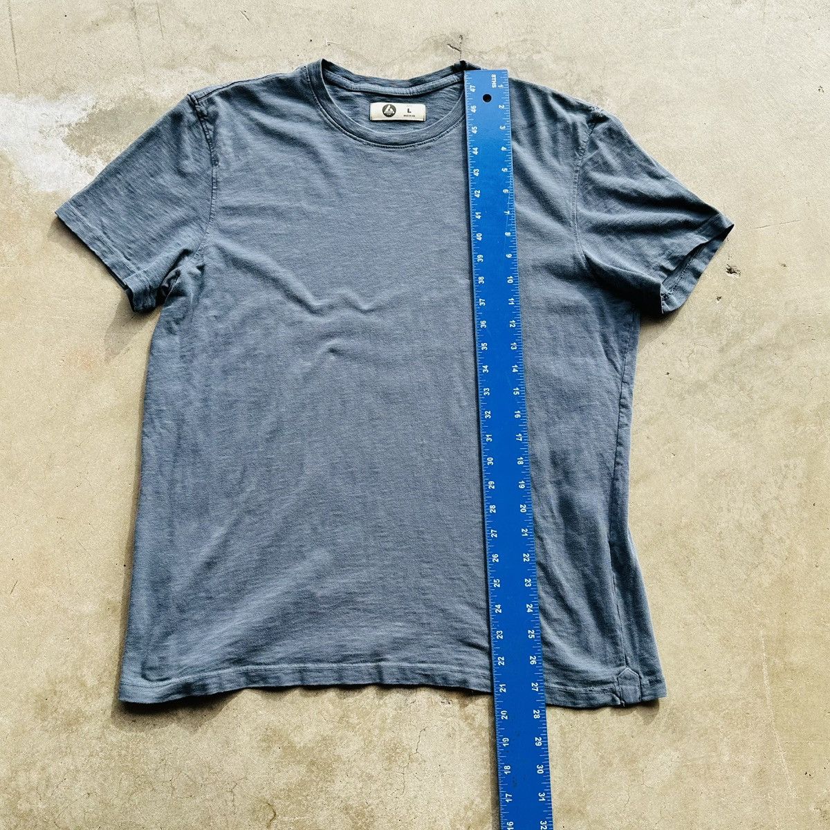Other American Giant Classic Crewneck Tee Blue Cotton Size L Size US L / EU 52-54 / 3 - 6 Thumbnail