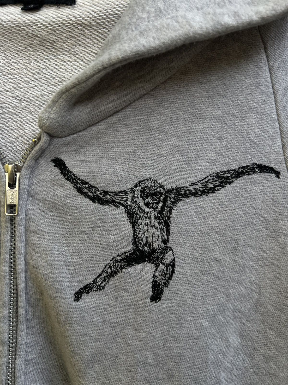 Hysteric Glamour 90s Hysteric Glamour Ozone Rocks Monkey Embroidery Hoodie Size US M / EU 48-50 / 2 - 5 Thumbnail