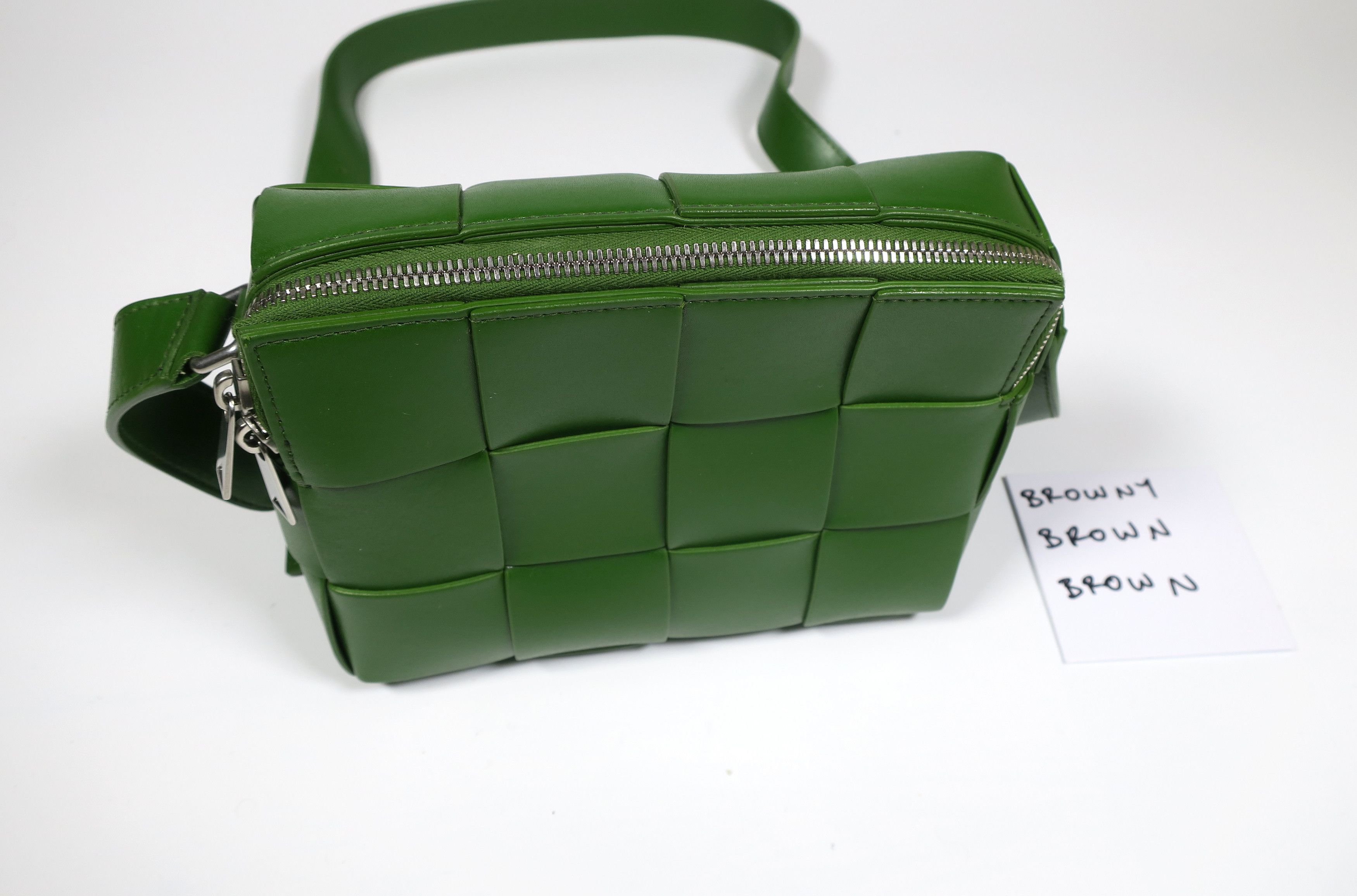 Bottega Veneta Bottega Veneta Cassette Camera Shoulder Bag - Parakeet Green Size ONE SIZE - 1 Thumbnail
