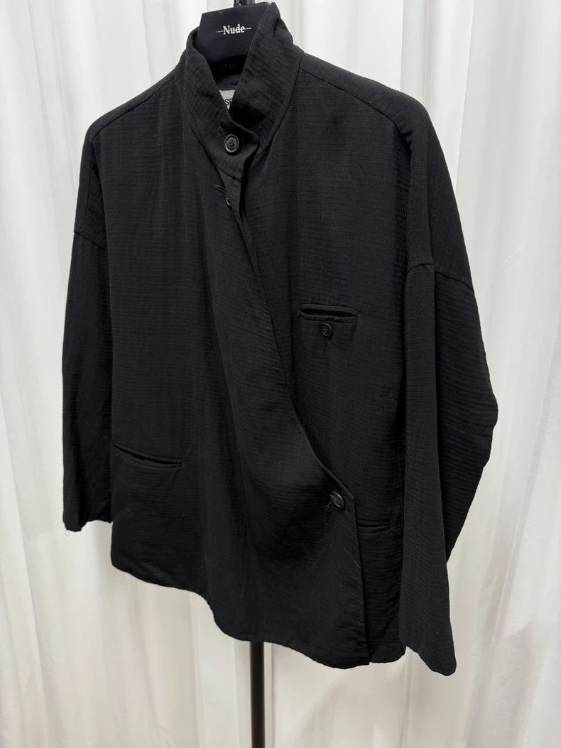 Issey Miyake Issey miyake Jackets with diagonal placket and stand-up col Size US M / EU 48-50 / 2 - 2 Thumbnail