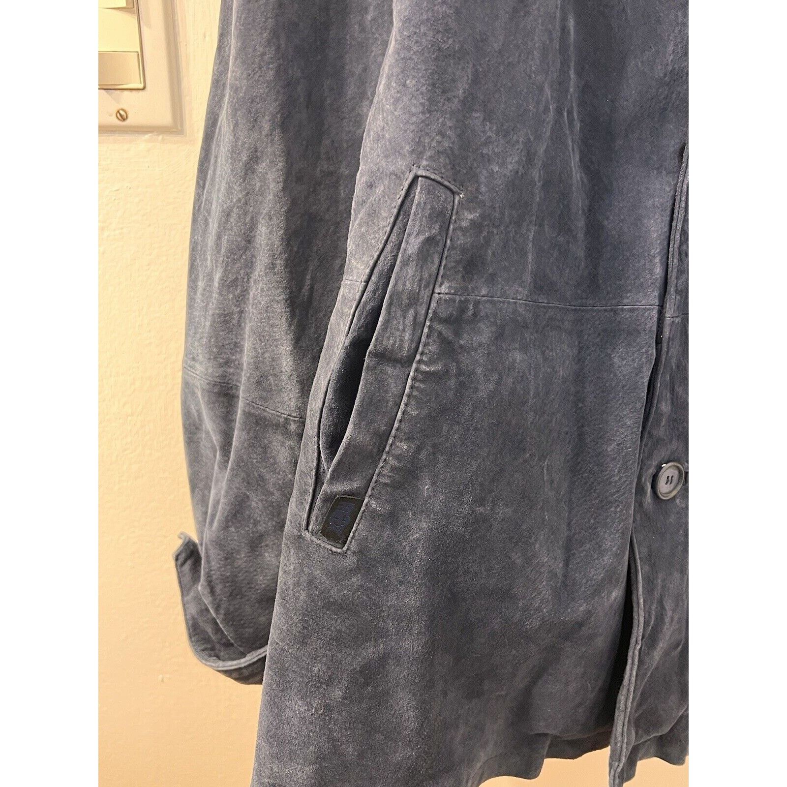 Other HBO Max Series Blue Suede Fleece Lined Coat Mens Size 2XL Size US XXL / EU 58 / 5 - 9 Thumbnail
