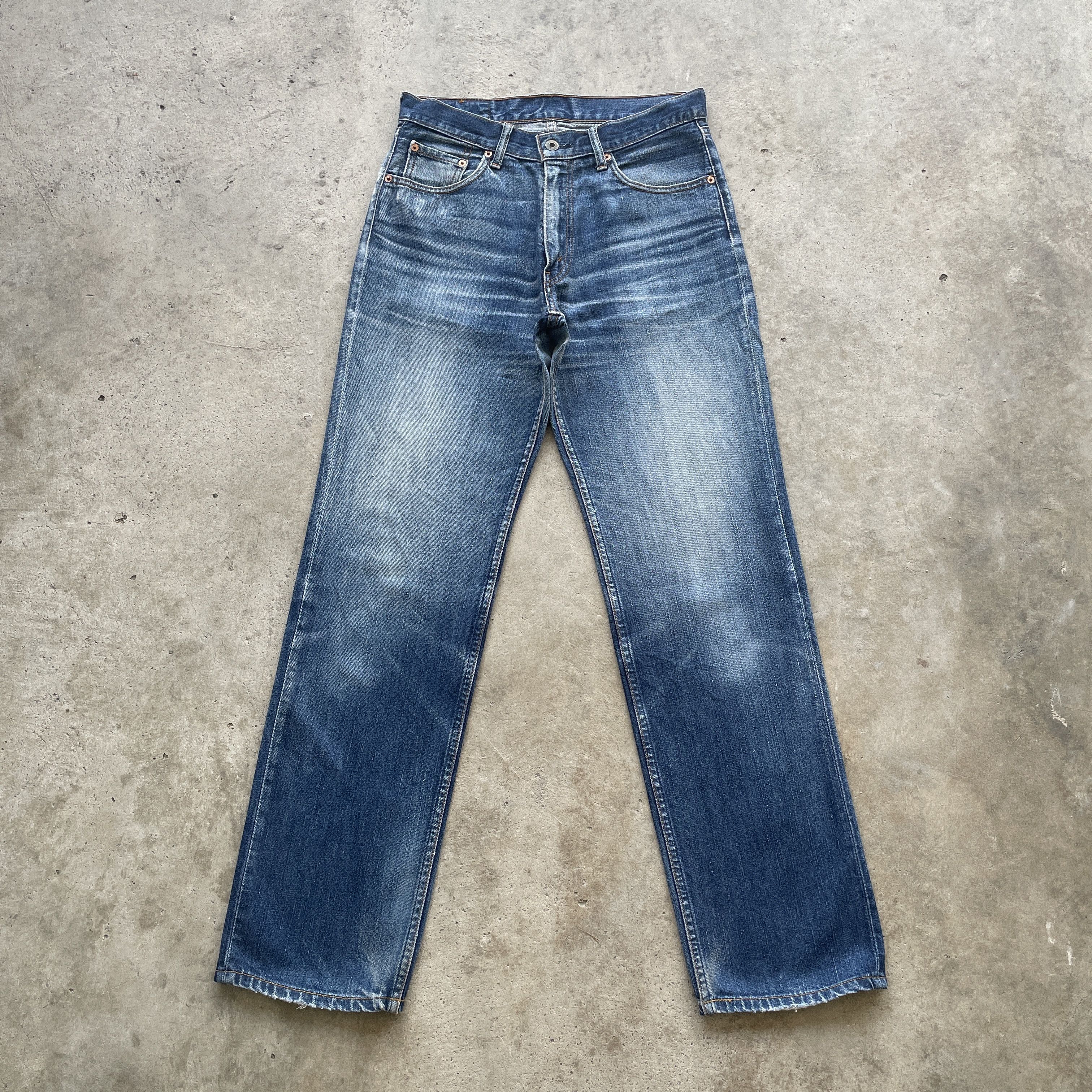 Jean × Levi's × Levi's Vintage Clothing W30x30💥 VINTAGE LEVIS 502 JEANS FADED PANTS DENIM Size US 30 / EU 46 - 2 Thumbnail