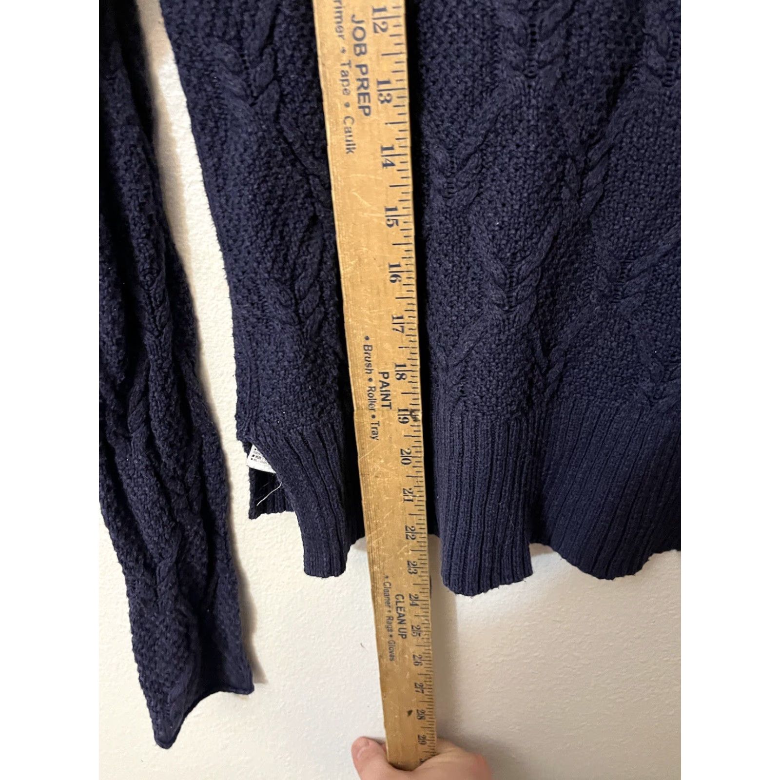 Gap Gap Navy Blue Cable Knit V Neck Pullover Sweater Casual Wear Women's Size XS Size XS / US 0-2 / IT 36-38 - 4 Thumbnail