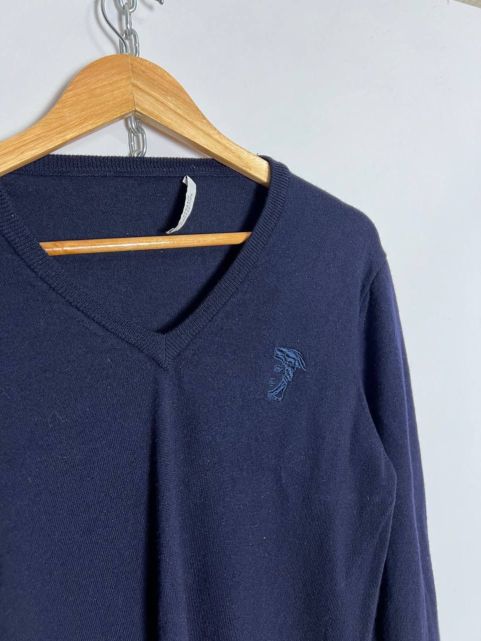 Versace × Vintage Versace Collection Sweater V-neck Vintage Luxury Medusa Size US XL / EU 56 / 4 - 3 Thumbnail