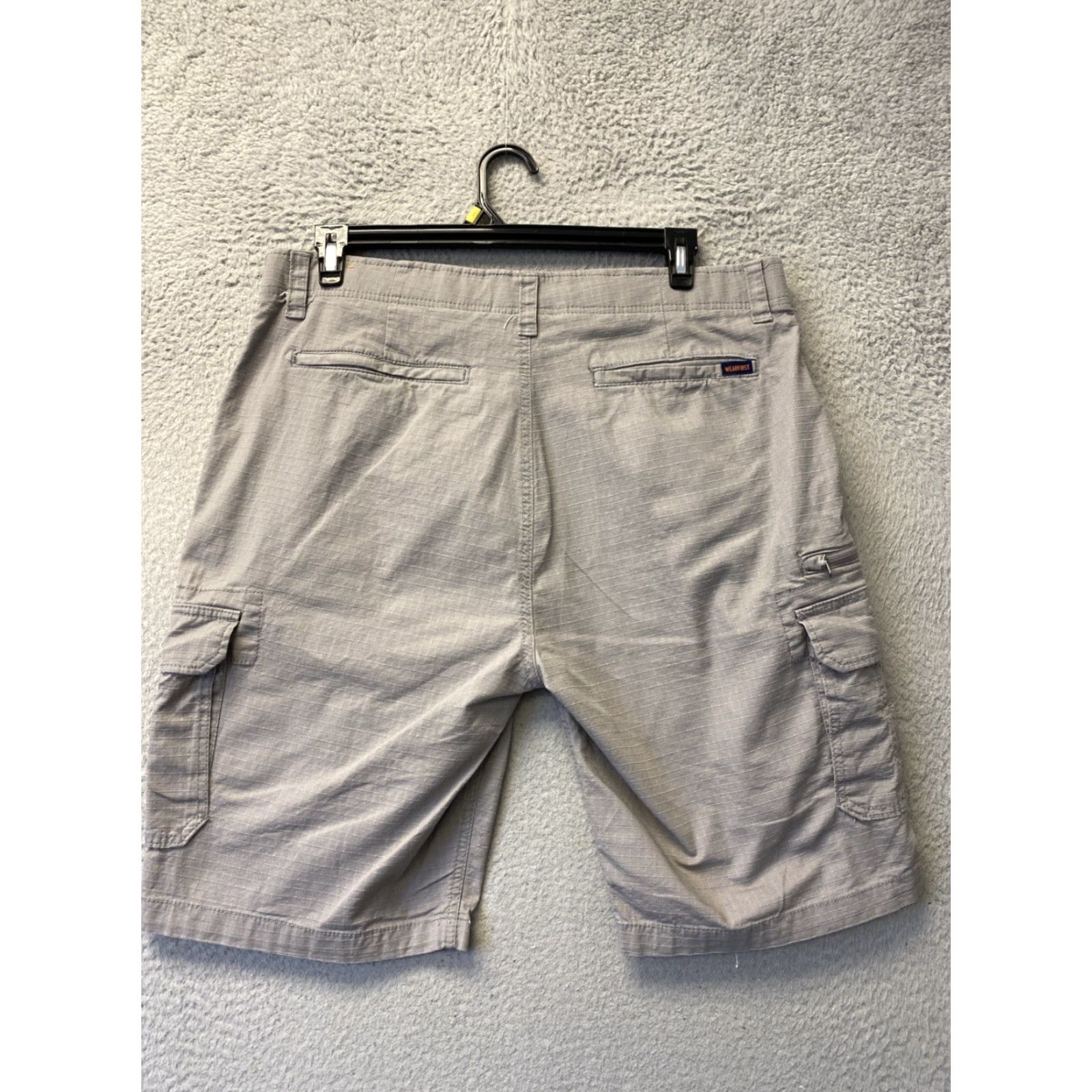 Vintage Wearfirst Cargo Shorts Men 38 Gray Ripstop Fabric Outdoor Casual 141-31 Size US 38 / EU 54 - 6 Thumbnail