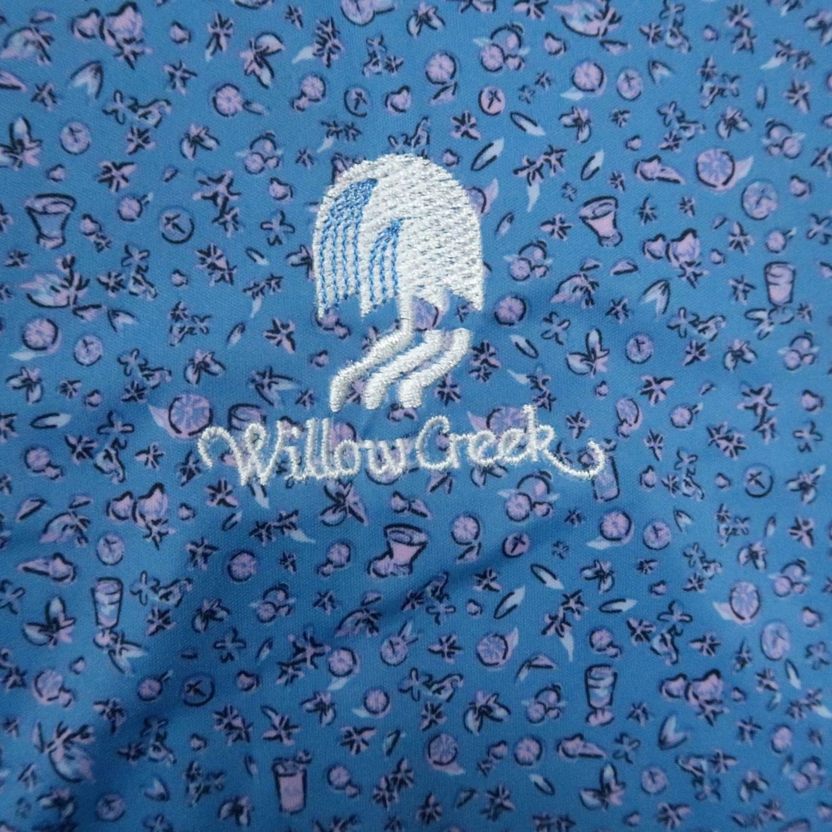 Peter Millar New title: Peter Millar Shirt Mens XXL Blue Featherweight Printed Citrus Performance Polo - Pre-Owned - Athletic Size US XXL / EU 58 / 5 - 4 Thumbnail