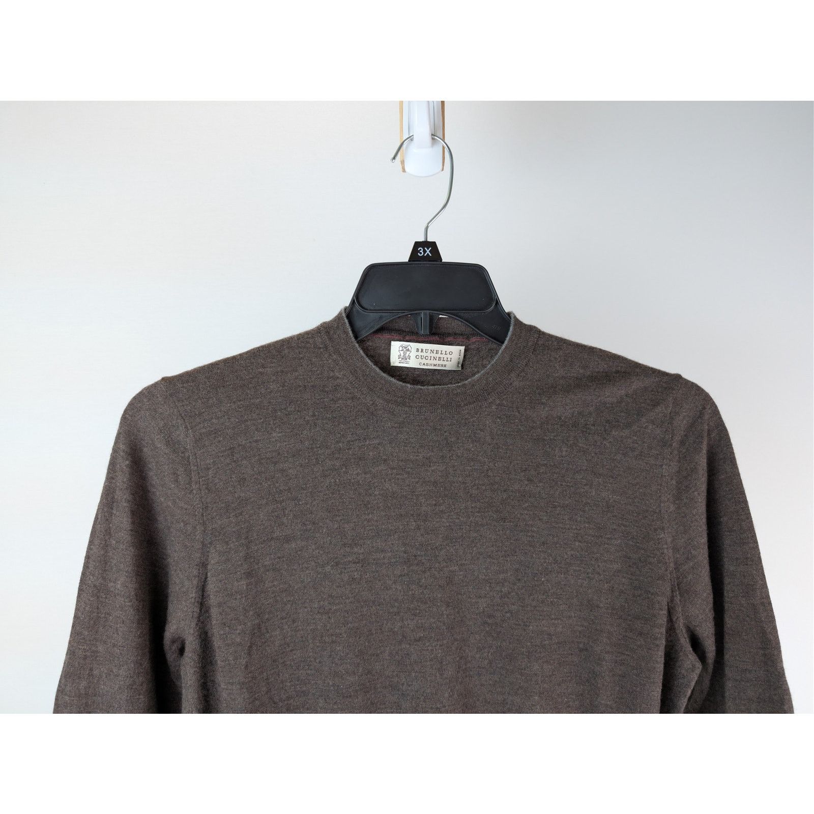 Brunello Cucinelli o1rshd1 CC20 Sweater in Dark Brown Size US M / EU 48-50 / 2 - 3 Thumbnail