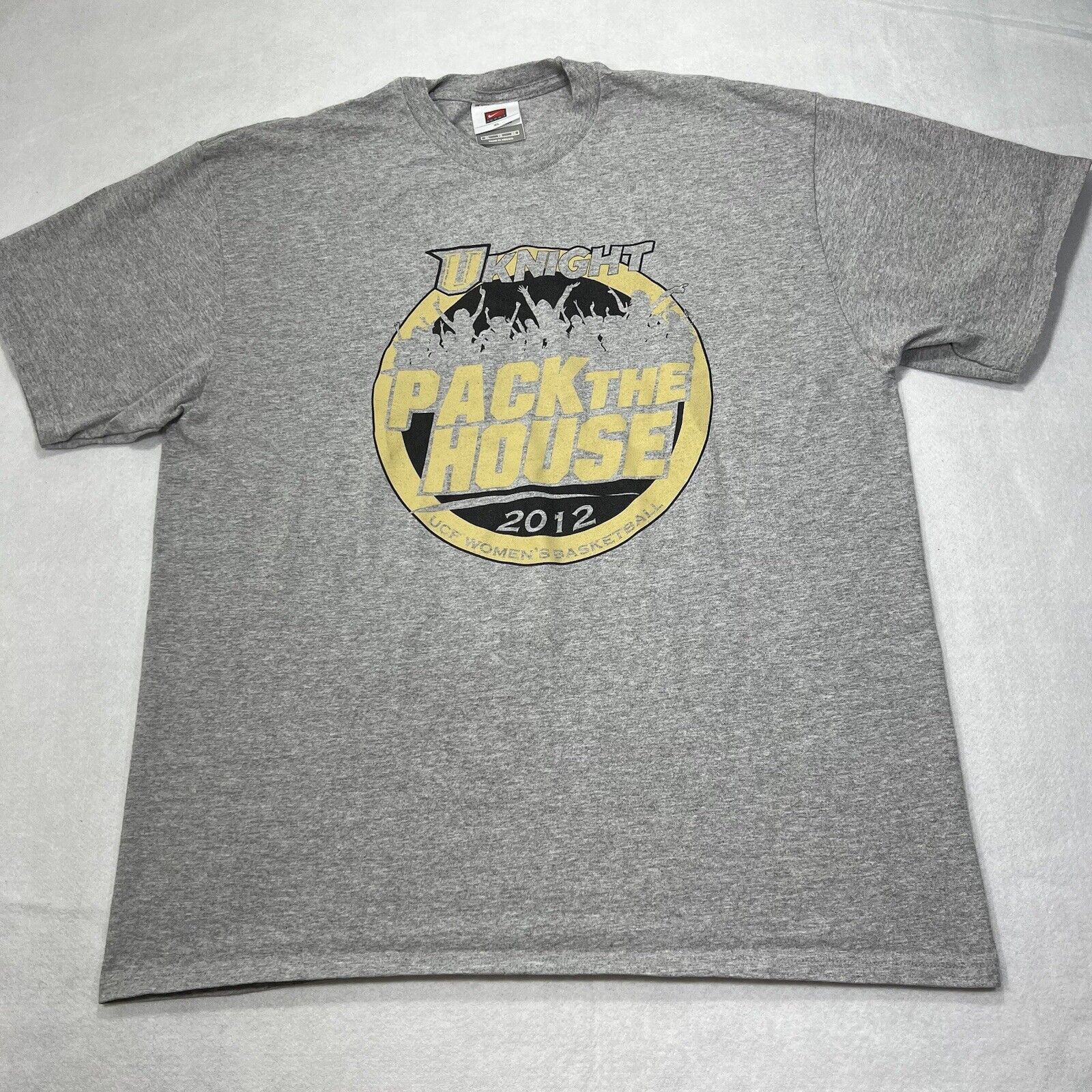 Nike Nike Team UCF Knights Women's Basketball Gray Graphic Tee Size US XL / EU 56 / 4 - 1 Thumbnail