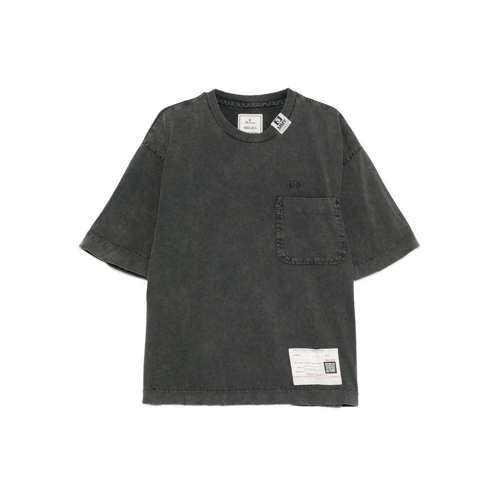Maison Mihara Yasuhiro BLACK T-Shirts & Vests - T-Shirts