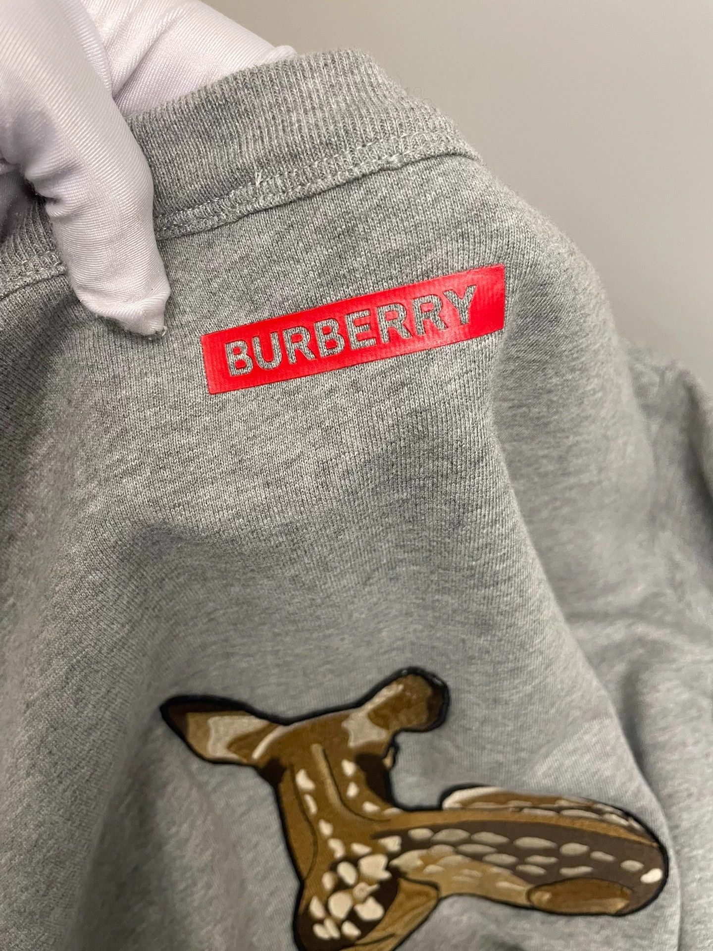 Burberry Burberry Gray Cotton Sweatshirt 14Y Size XXS / US 00 / IT 34 - 6 Thumbnail