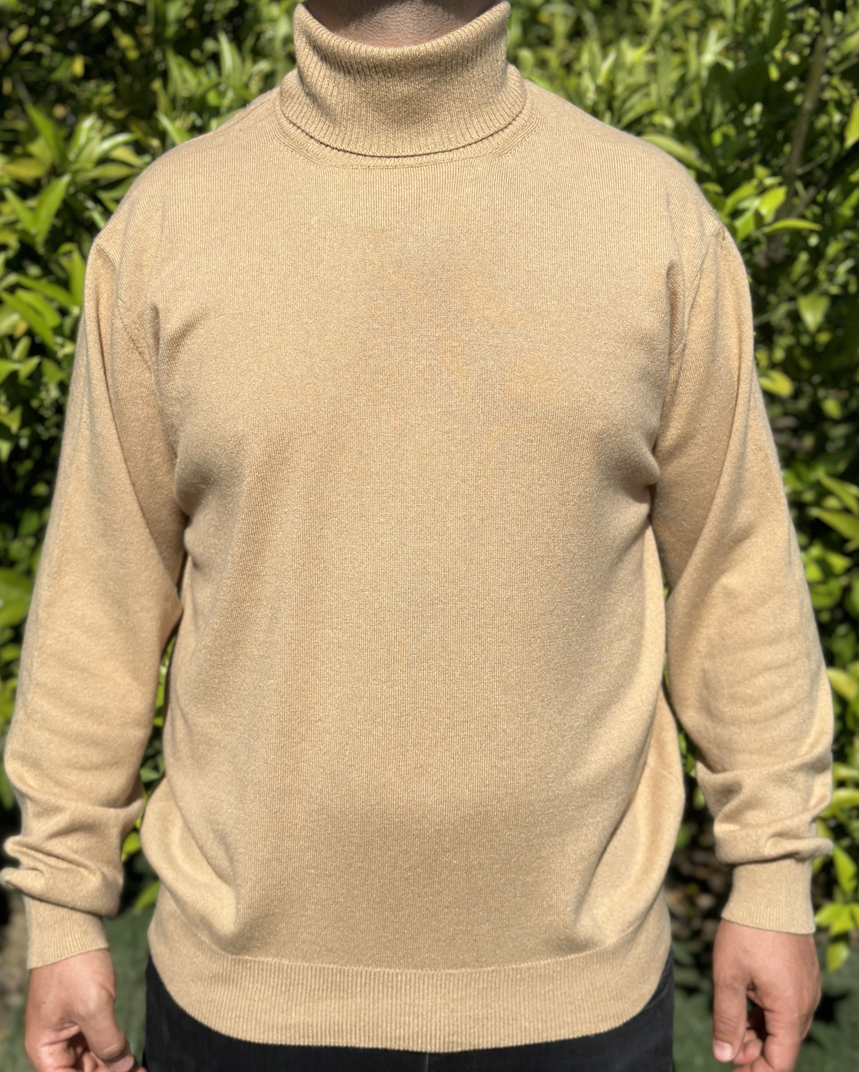 Brioni Cashmere Brioni Solid Light Turtle Neck Size 2XL Slim Fit Size US XXL / EU 58 / 5 - 2 Thumbnail