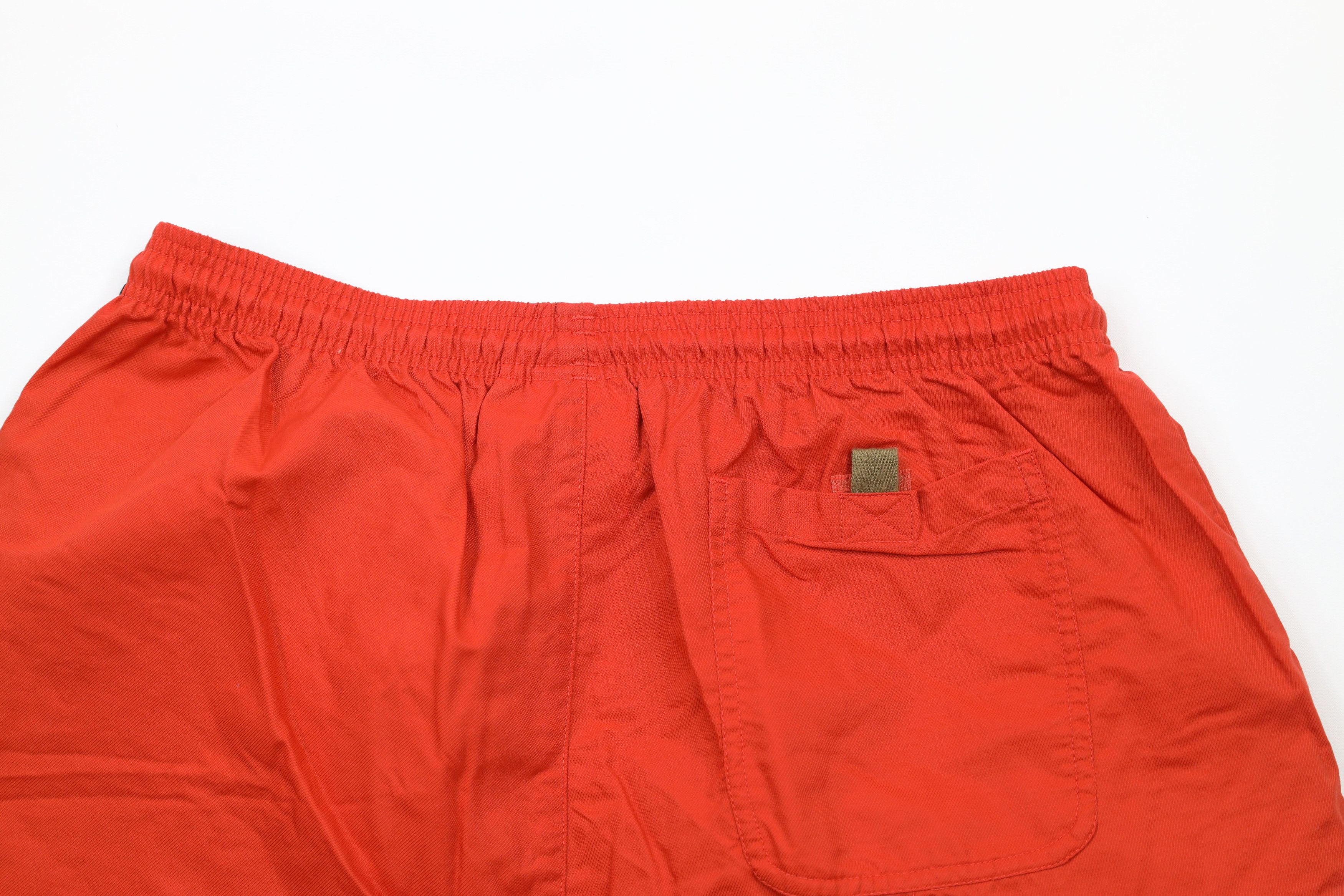 Adidas × Vintage Vintage 90s Adidas Striped Above Knee Shorts Orange Nylon Size US 34 / EU 50 - 11 Thumbnail