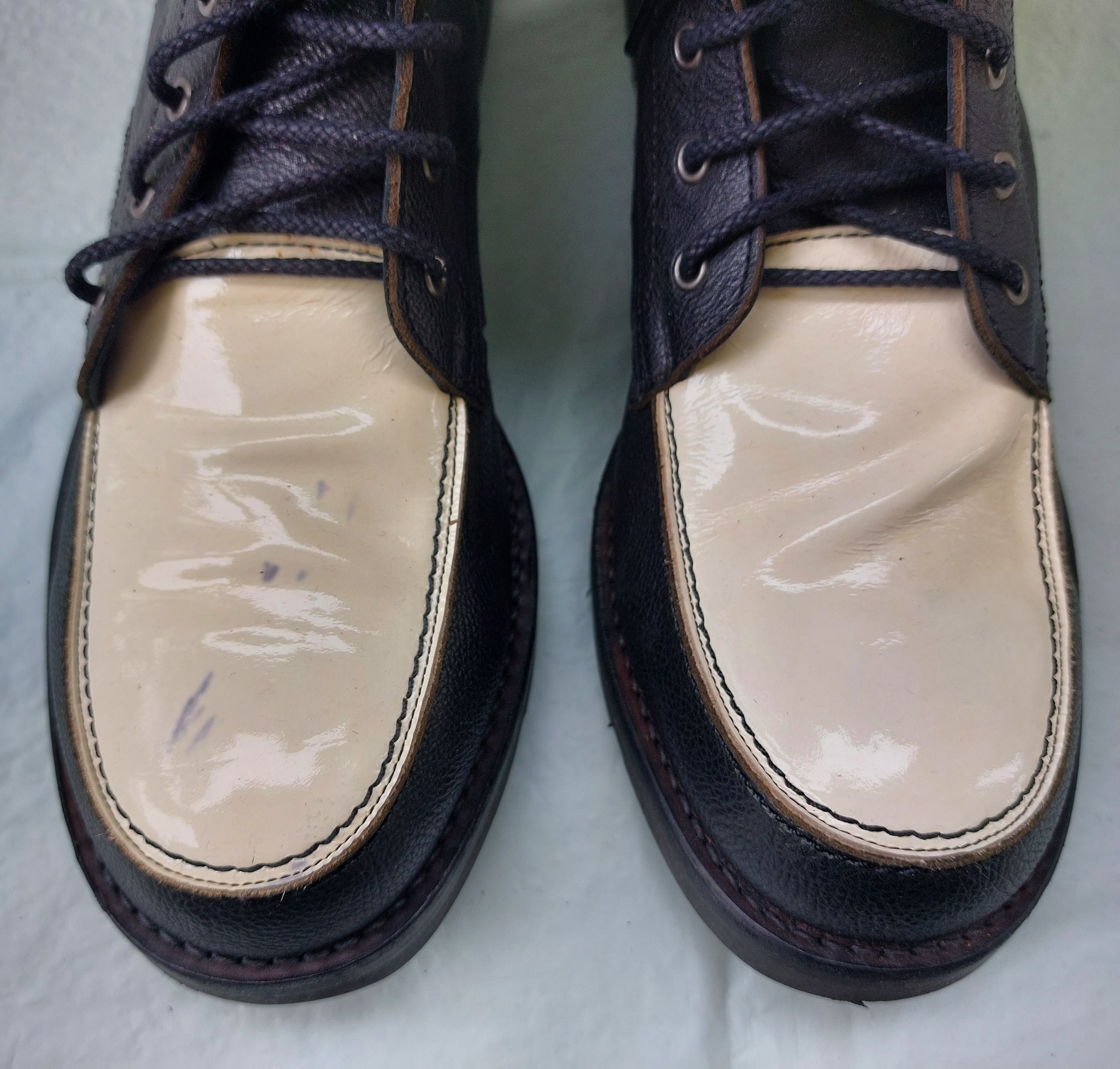 Japanese Brand QNINE(9) two tones color boot VIBRAM sole Size US 10 / EU 43 - 5 Thumbnail