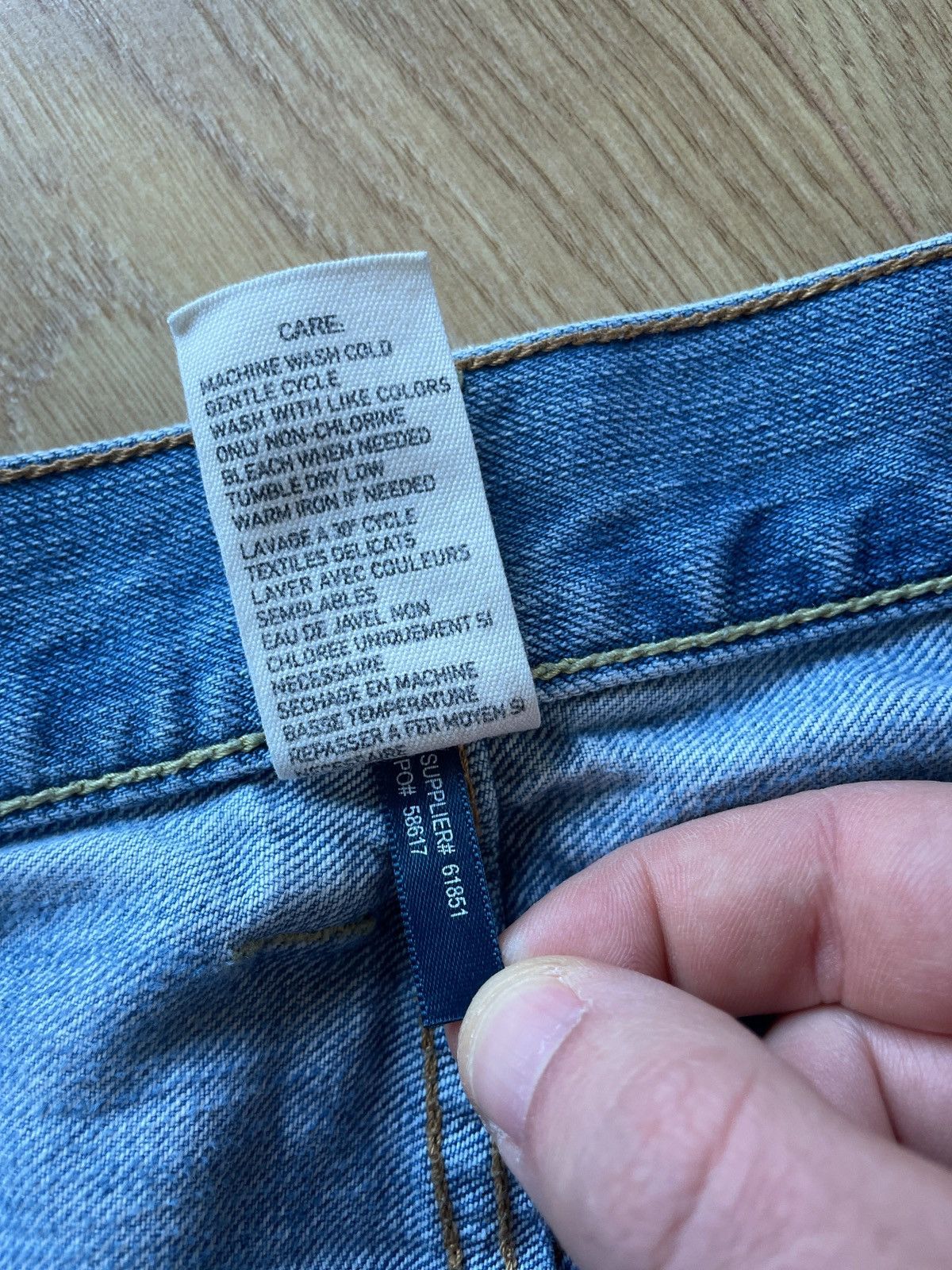 Ralph Lauren Vintage Y2K Ralph Lauren Baggy Denim Jeans Pants Size US 34 / EU 50 - 6 Thumbnail