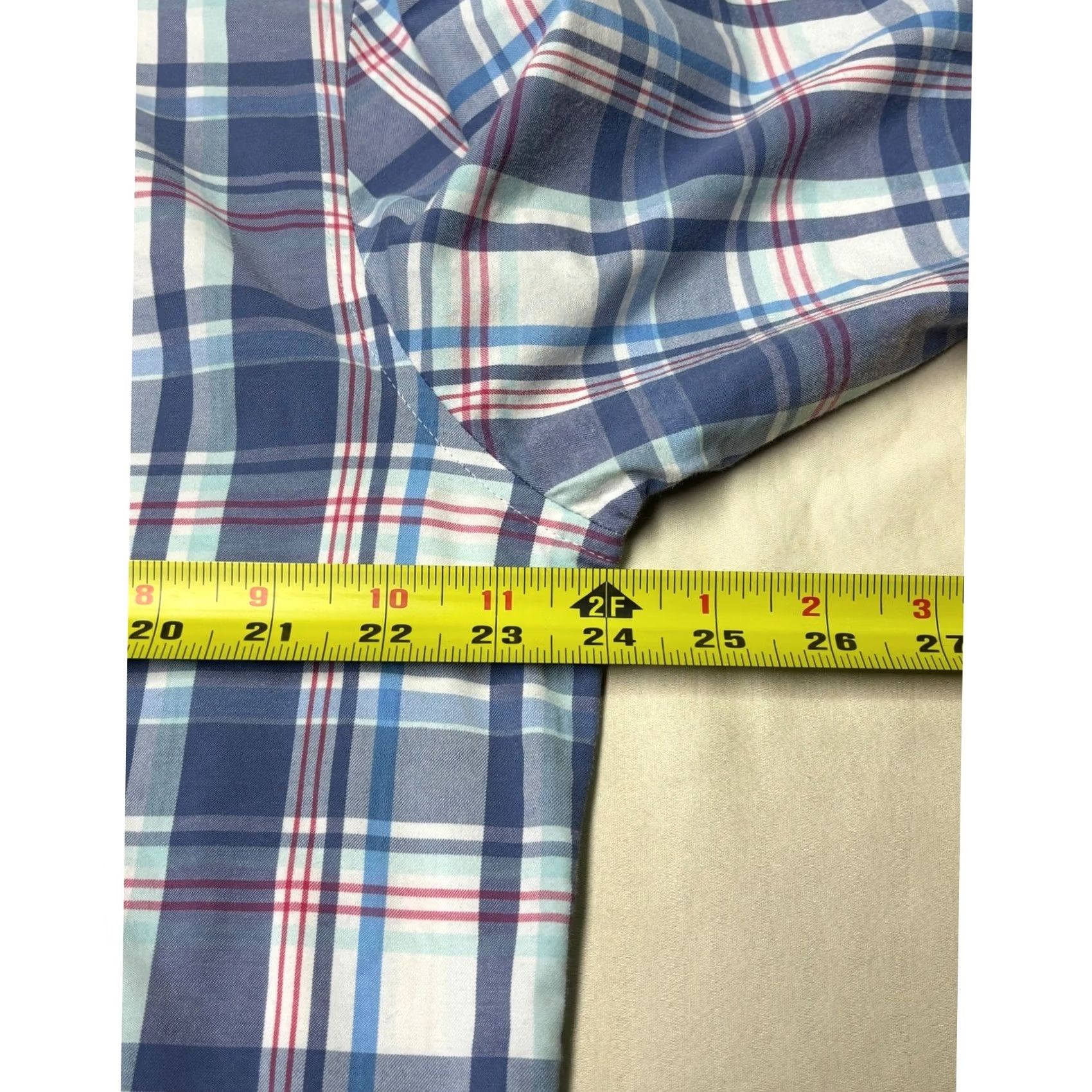 Vineyard Vines Vineyard Vines Performance Classic Fit Tucker Shirt Blue Red Plaid Mens Large Size US L / EU 52-54 / 3 - 7 Thumbnail