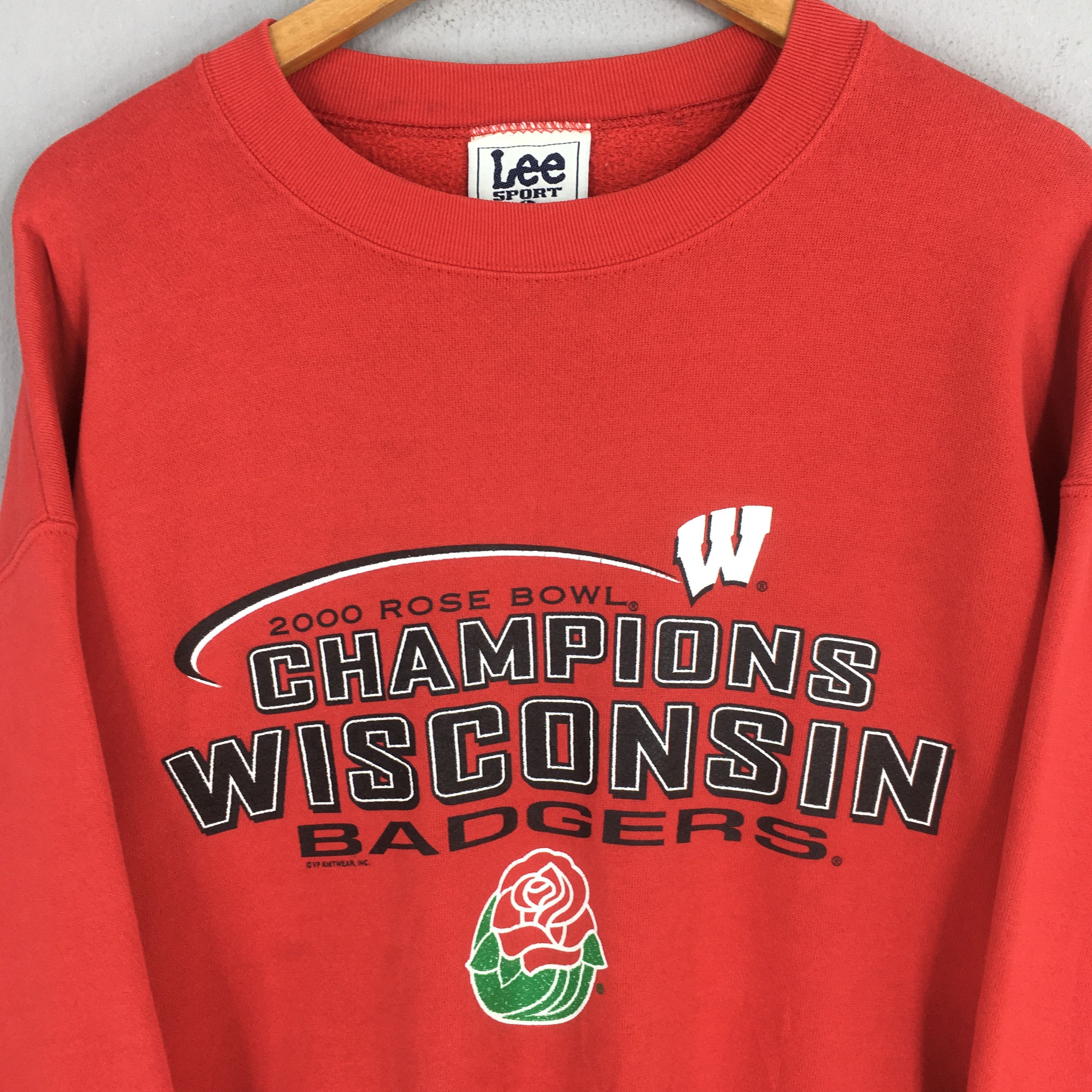 NCAA Vintage Wisconsin Badgers NCAA Sweatshirt Large Size US L / EU 52-54 / 3 - 2 Thumbnail