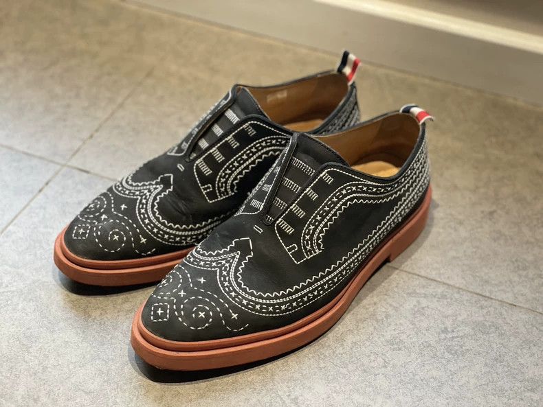 Thom Browne Thom Browne Carved leather shoes Size US 8 / EU 41 - 1 Thumbnail