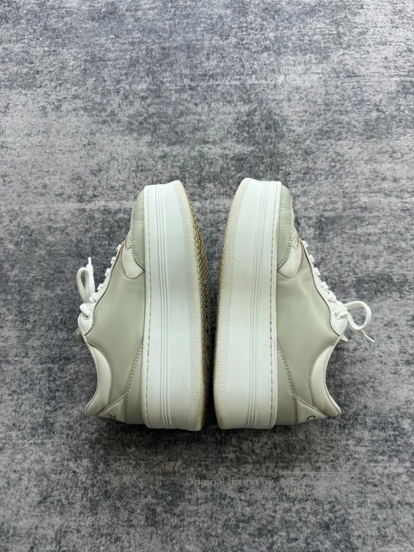 Celine CELINE Elephant Gray Platform Shoes| Size US 5.5 / IT 35.5 - 5 Thumbnail