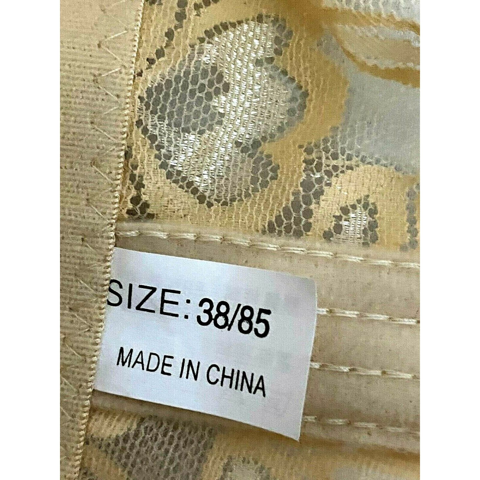 Other Womens Floral Lace Underwire Padded Peach Bra 38C New Size ONE SIZE - 11 Thumbnail