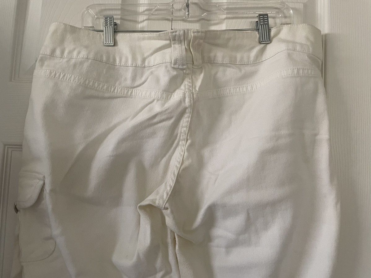 Jennifer Lopez JLO White Cropped/Capri Pants Size 15 Size 38" / US 16 / IT 52 - 6 Thumbnail