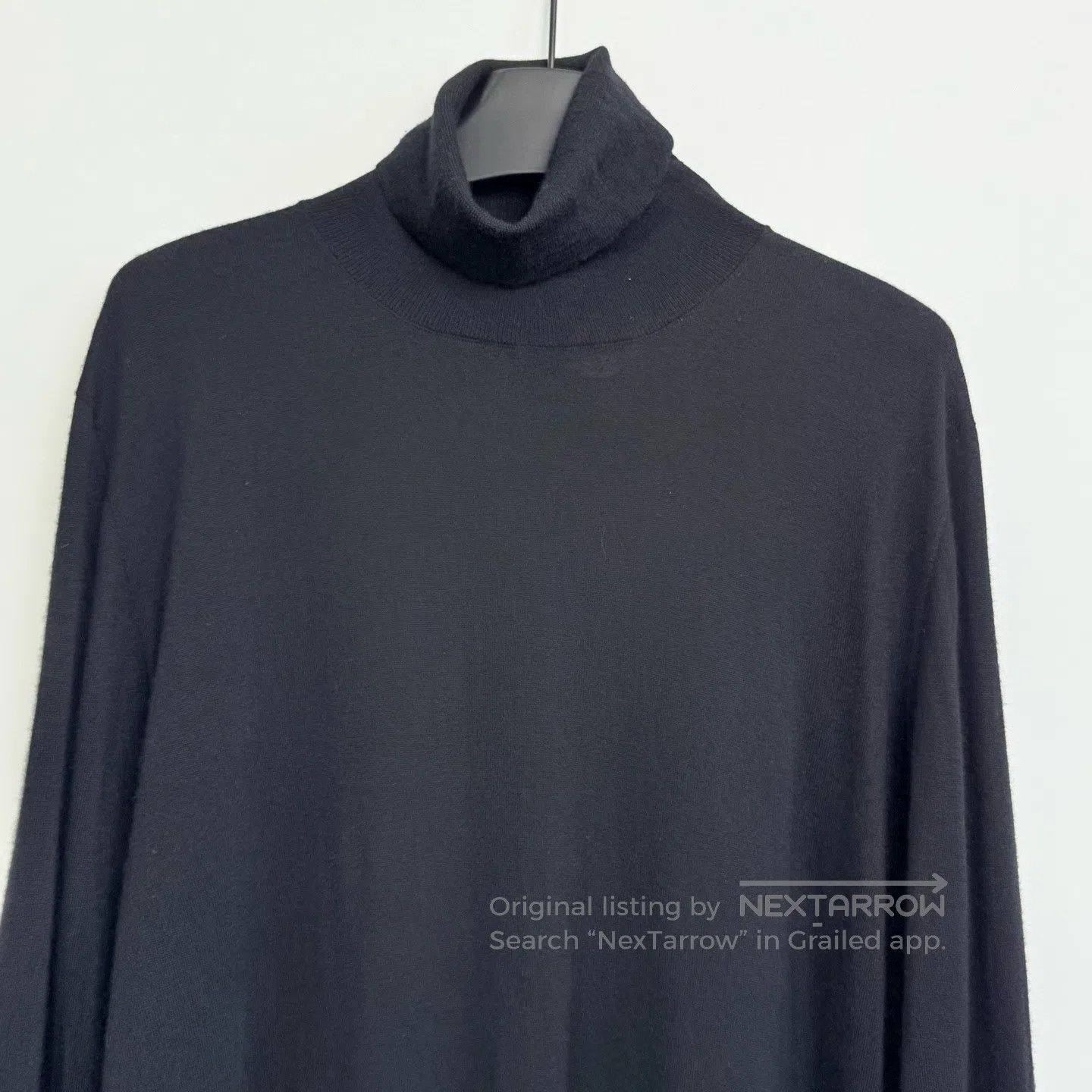 Hermes Hermes Solid Color Turtleneck Knit Top| Size XXL / US 16-18 / IT 52-54 - 2 Thumbnail