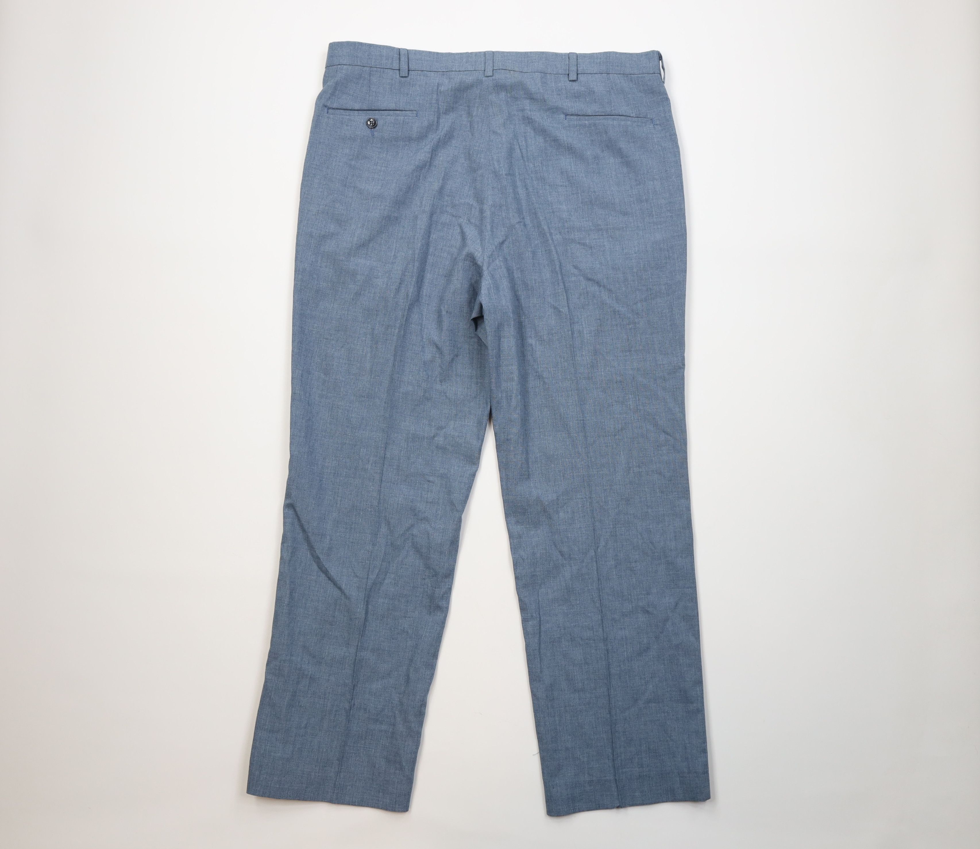 Vintage Vintage 70s Streetwear Gabardine Knit Wide Leg Chino Pants Size US 40 / EU 56 - 9 Thumbnail