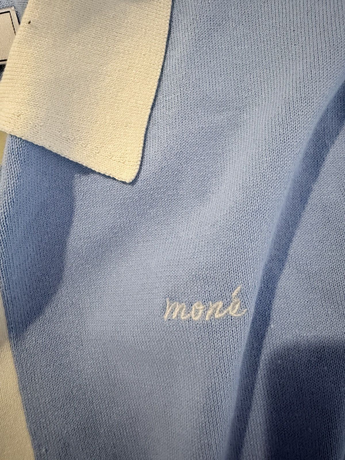 Other Mone Monte Carlo - EVENING KNIT SHIRT - AZUR Size US M / EU 48-50 / 2 - 2 Thumbnail
