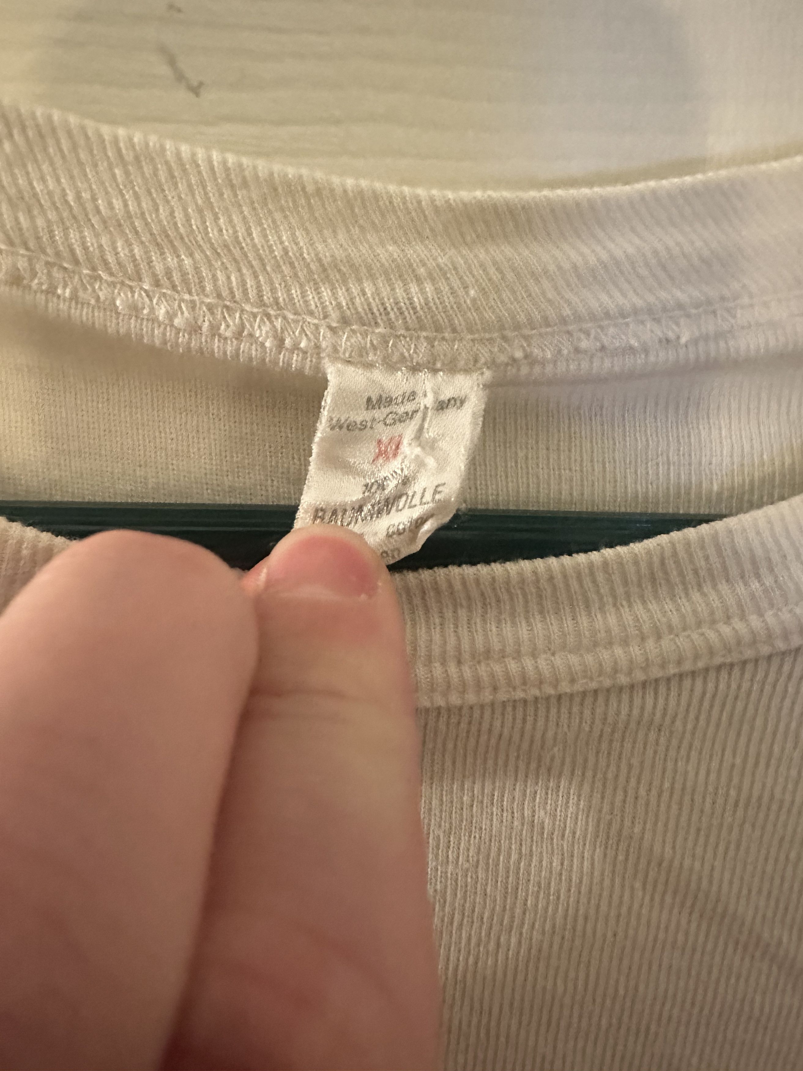 Other Vintage White Shirt "Germany" Single stitch Size US M / EU 48-50 / 2 - 3 Thumbnail