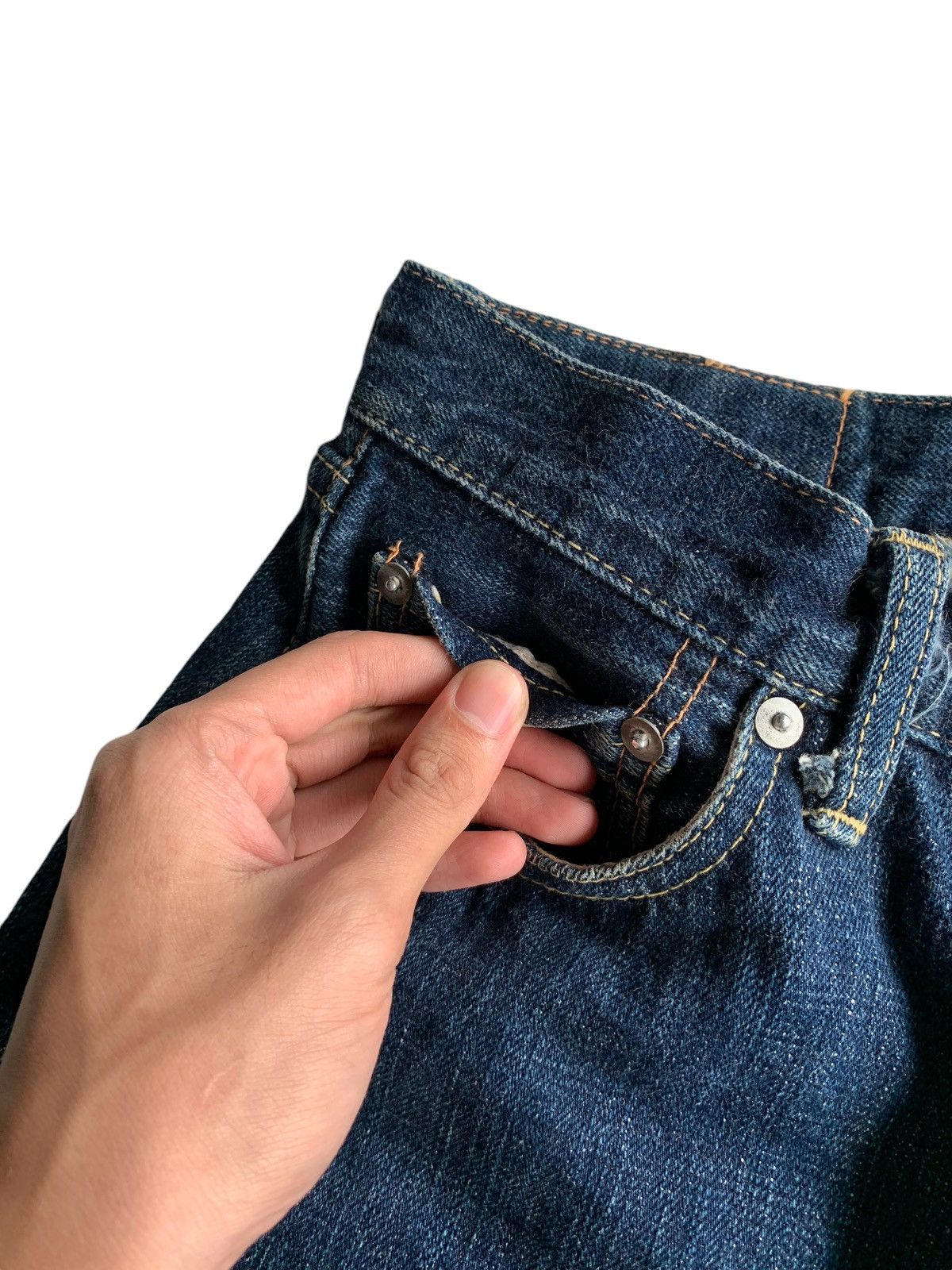 Japanese Brand × Jean BORN FREE 30TH ANNIVERSARY JAPANESE SELVEDGE DENIM Size US 31 - 12 Thumbnail