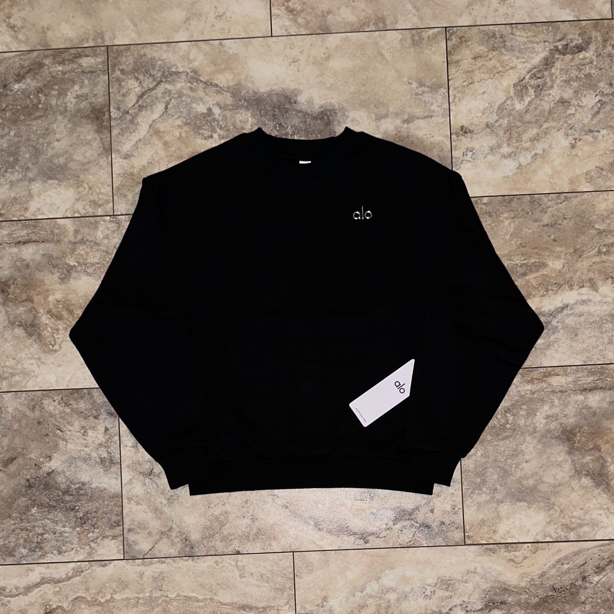 Alo Alo Yoga Accolade Crew Neck Pullover Black Size Small Size S / US 4 / IT 40 - 1 Thumbnail