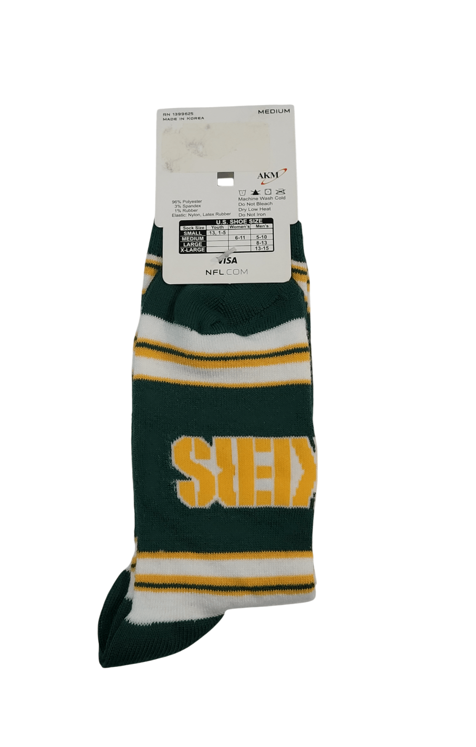 NFL NFL Green Bay Packers Socks Size Medium Size ONE SIZE - 4 Thumbnail