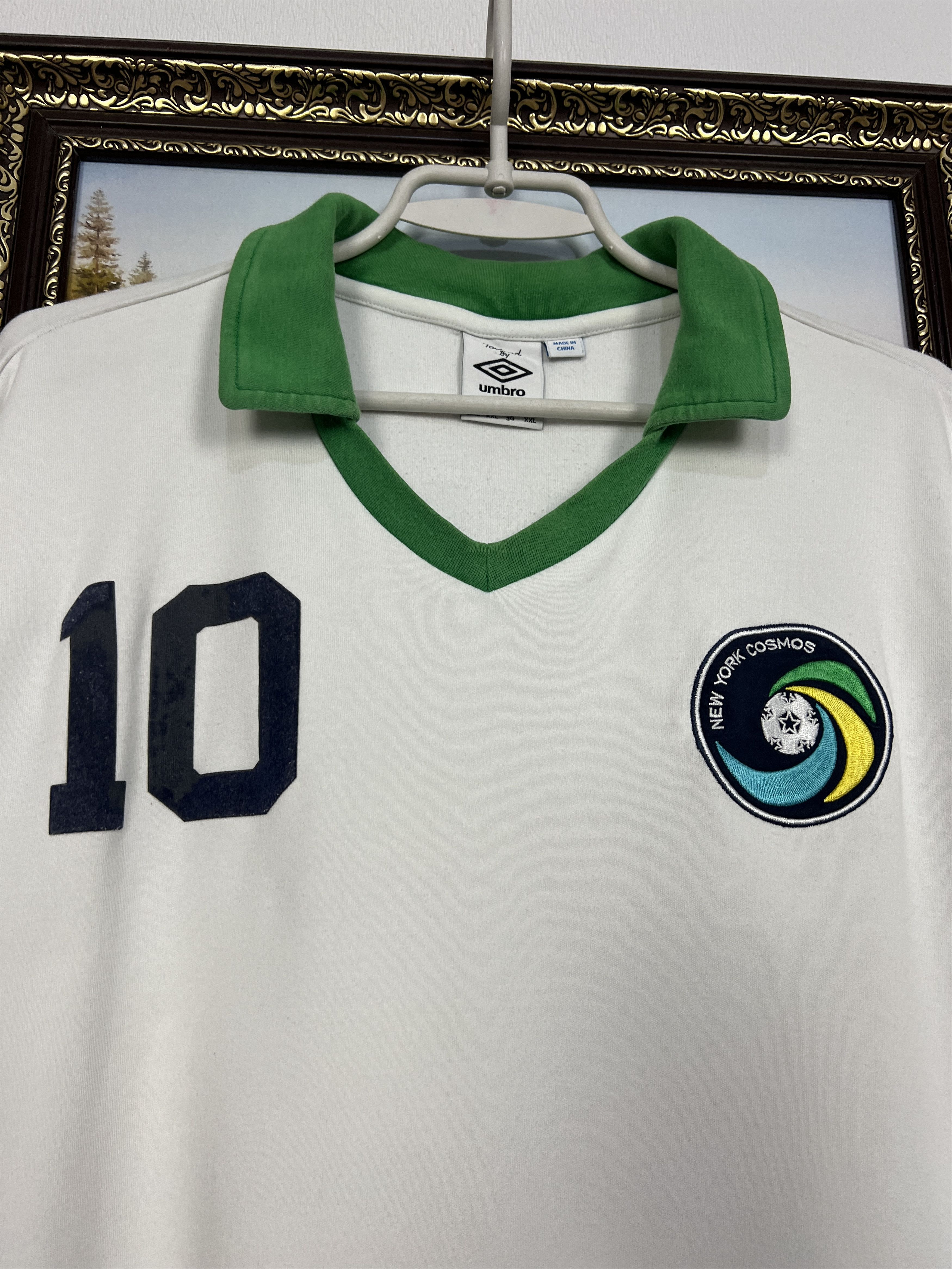 Umbro Pele #10 1976 New York Cosmos Replica Football Shirt Jersey Size US XXL / EU 58 / 5 - 3 Thumbnail