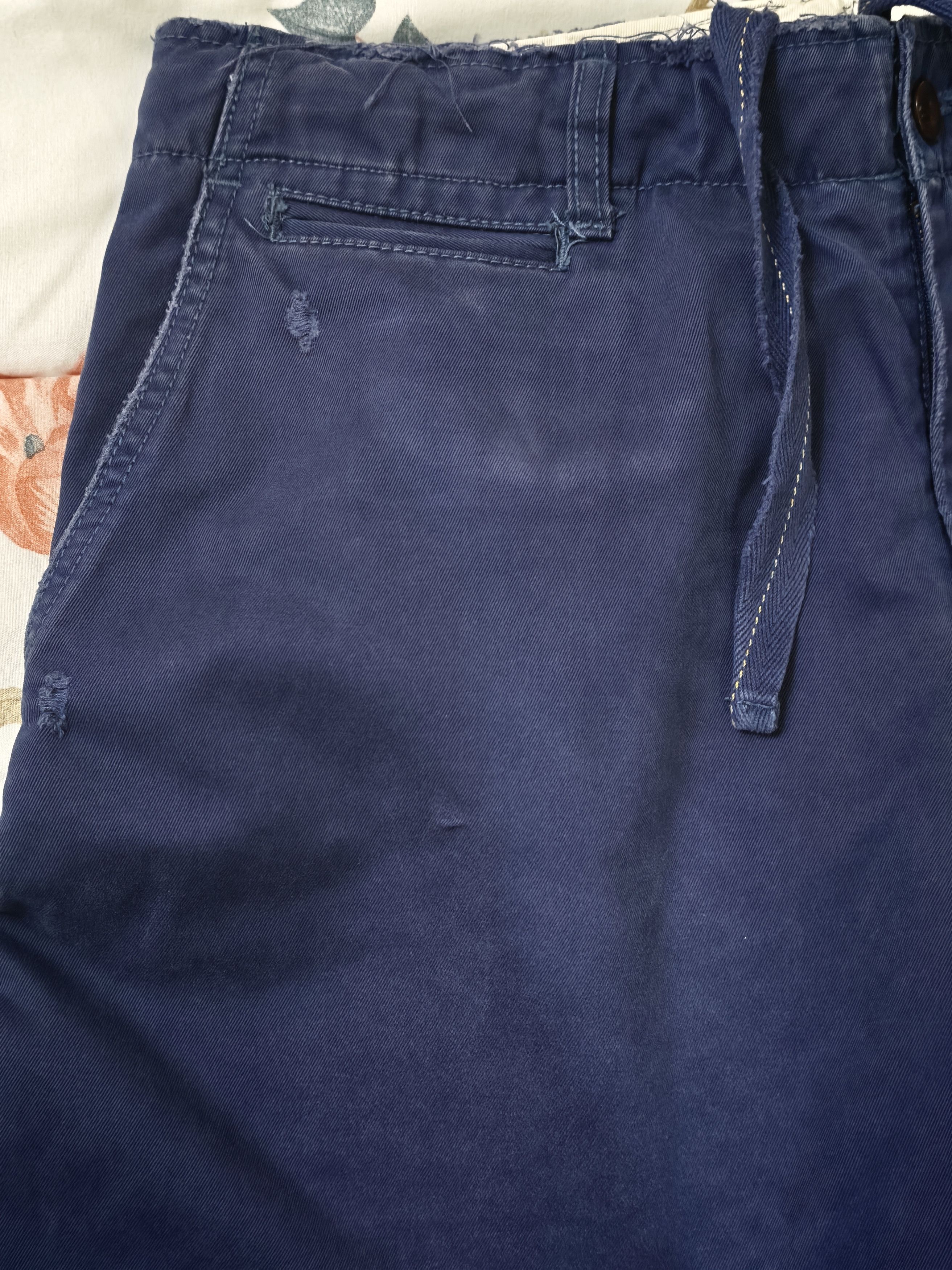 Polo Ralph Lauren Polo Ralph Lauren Navy Chino Distressed Style Short Size US 36 / EU 52 - 8 Thumbnail